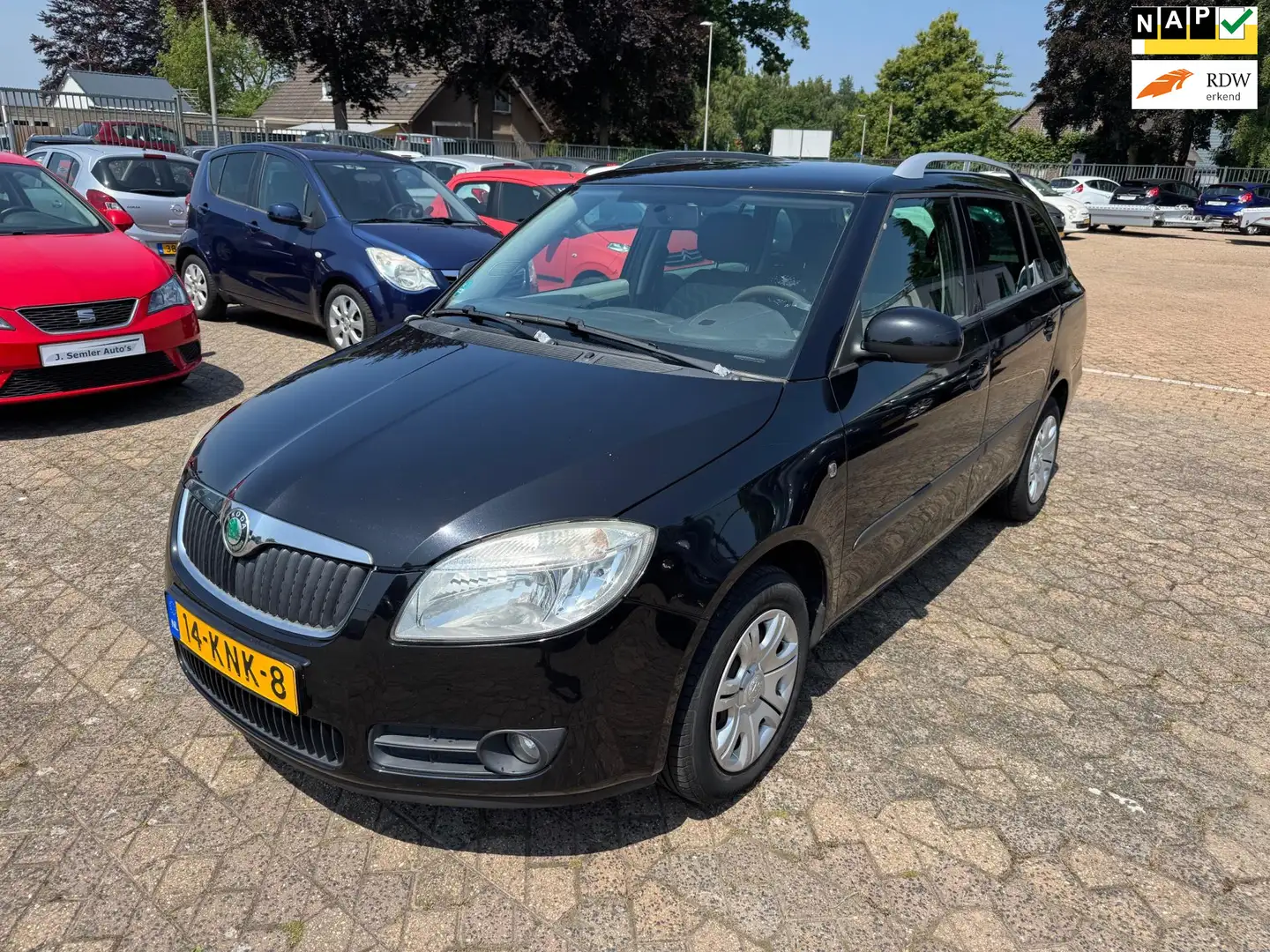 Skoda Fabia Combi 1.4-16V Tour AIRCO CRUISE CONTROL APK T/M 03 Schwarz - 1