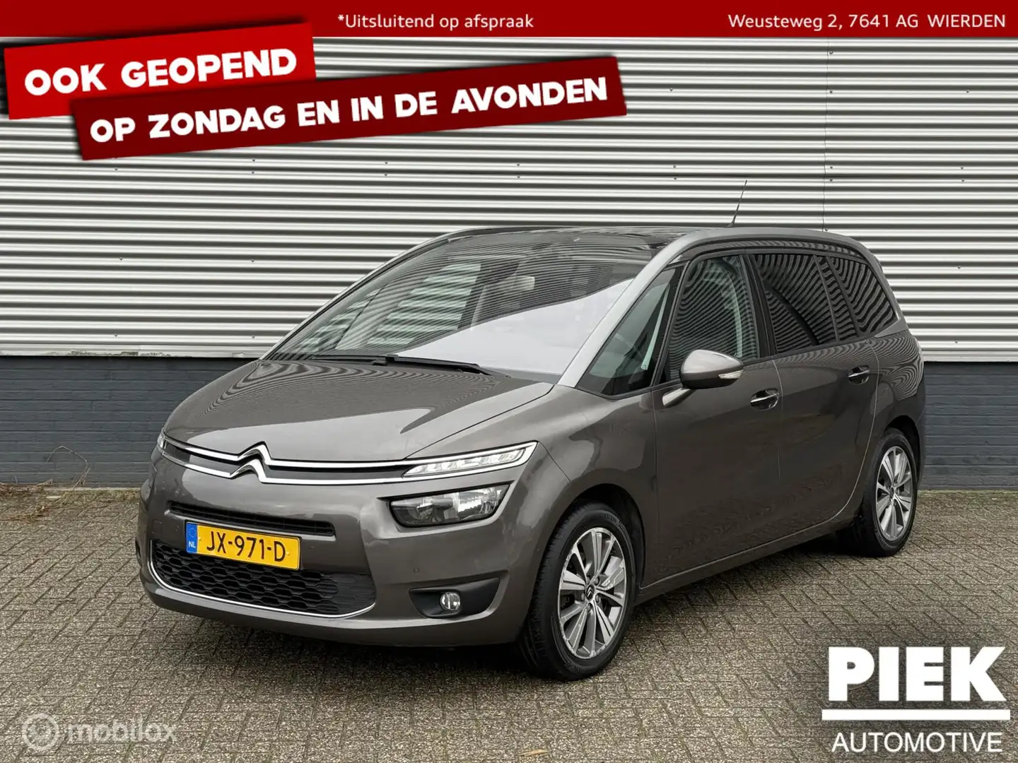 Citroen Grand C4 Picasso 1.6 BlueHDi Exclusive PANORAMADAK Gris - 1