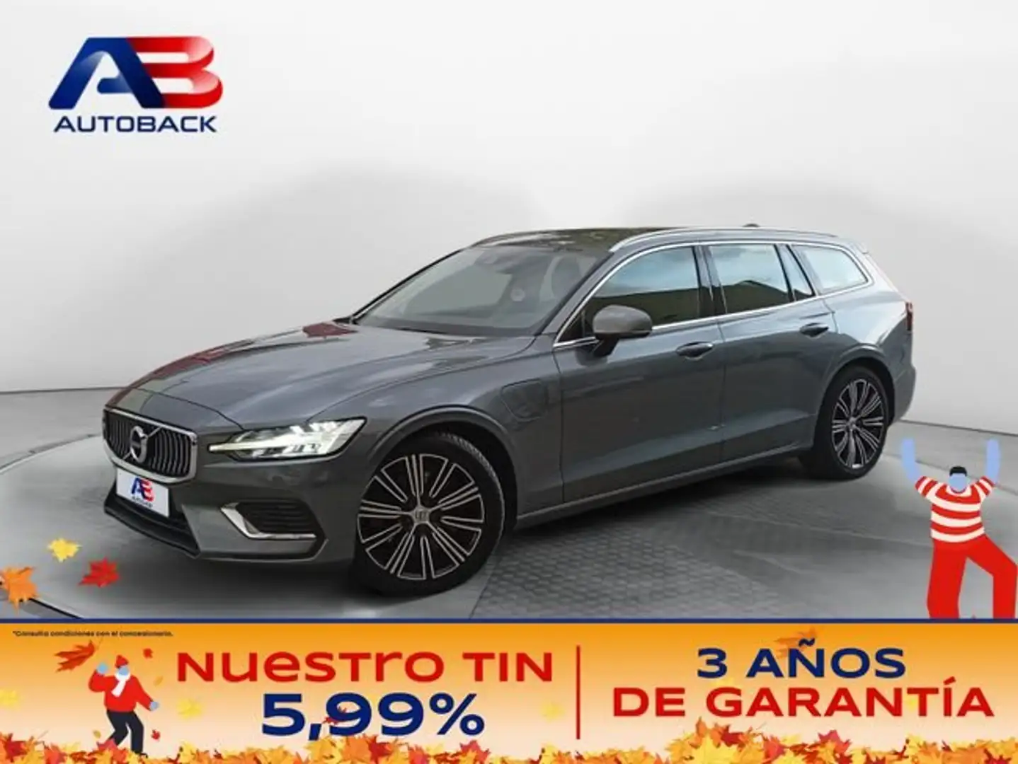 Volvo V60 2.0 T6 AWD Recharge Inscription Exp Auto Gris - 1
