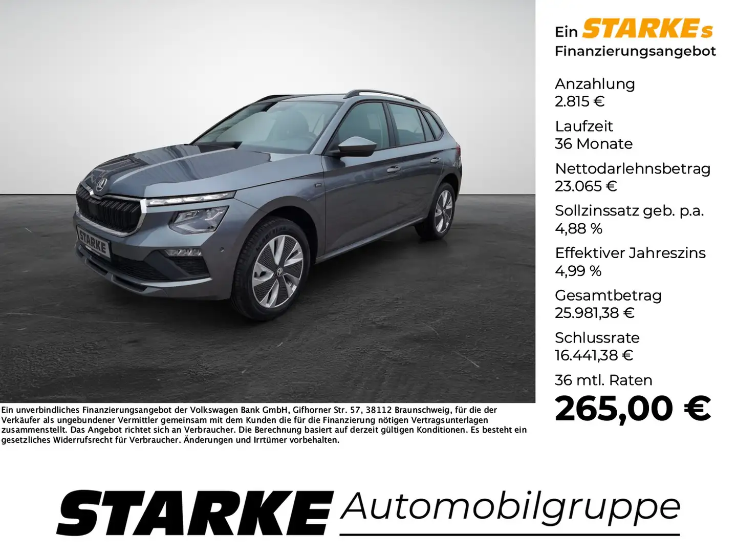 Skoda Kamiq 1.0 TSI Drive Selection Gris - 1