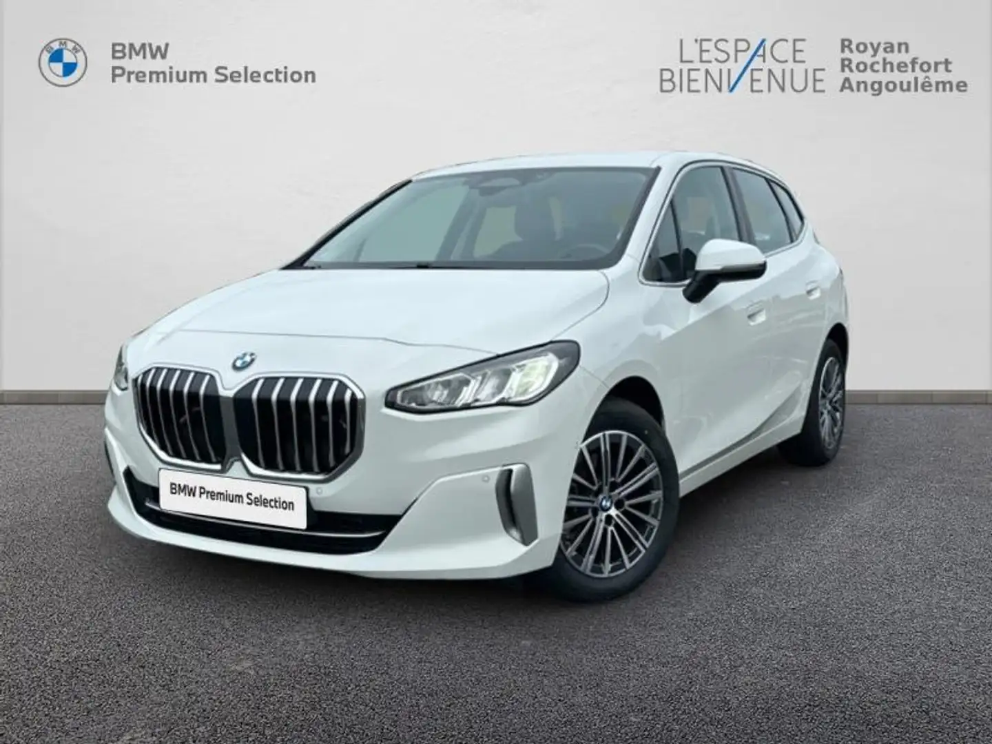 BMW 218 218i 136ch Luxury DKG7 Blanc - 1