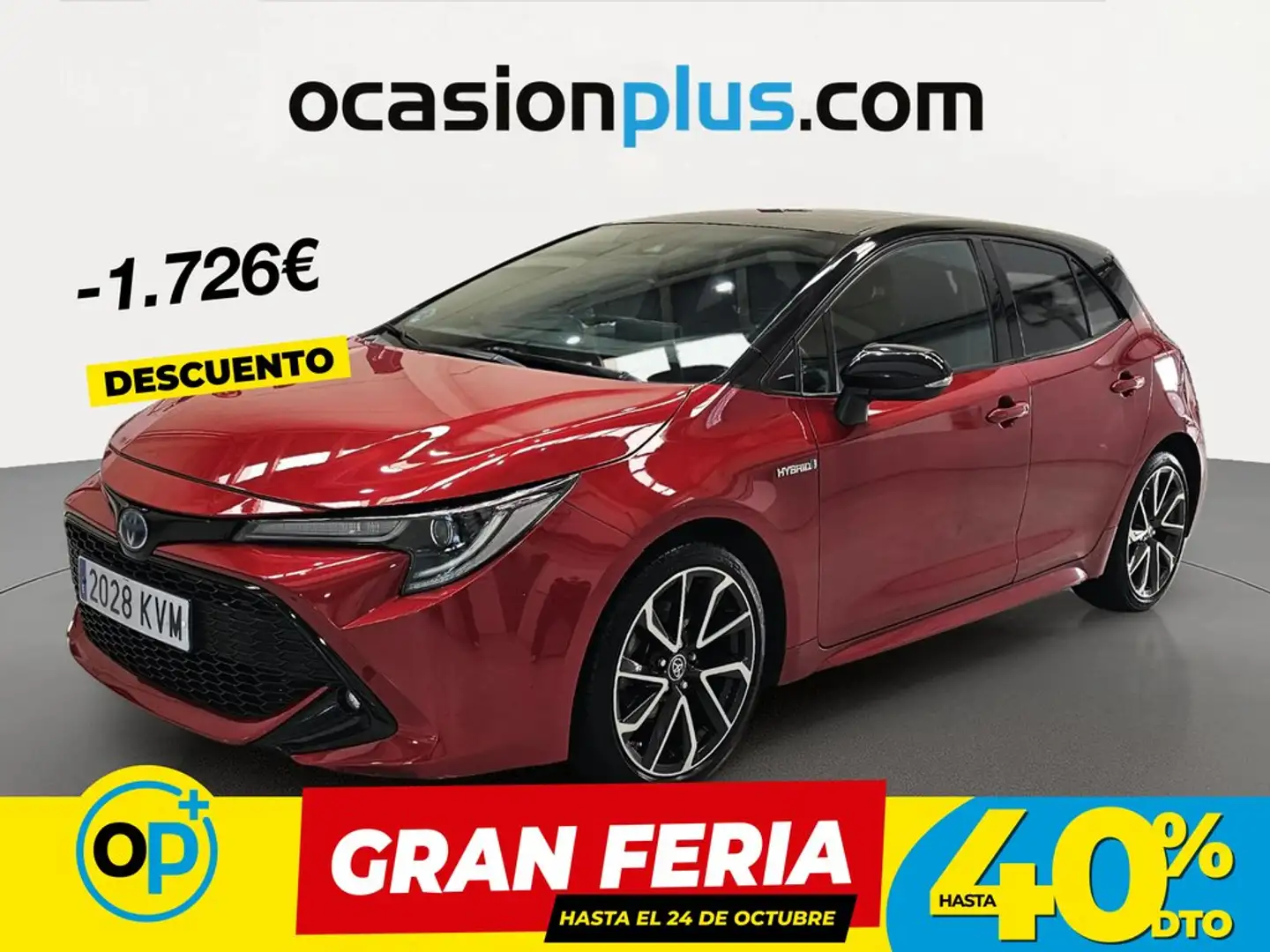 Toyota Corolla 180H Feel! Rojo - 1