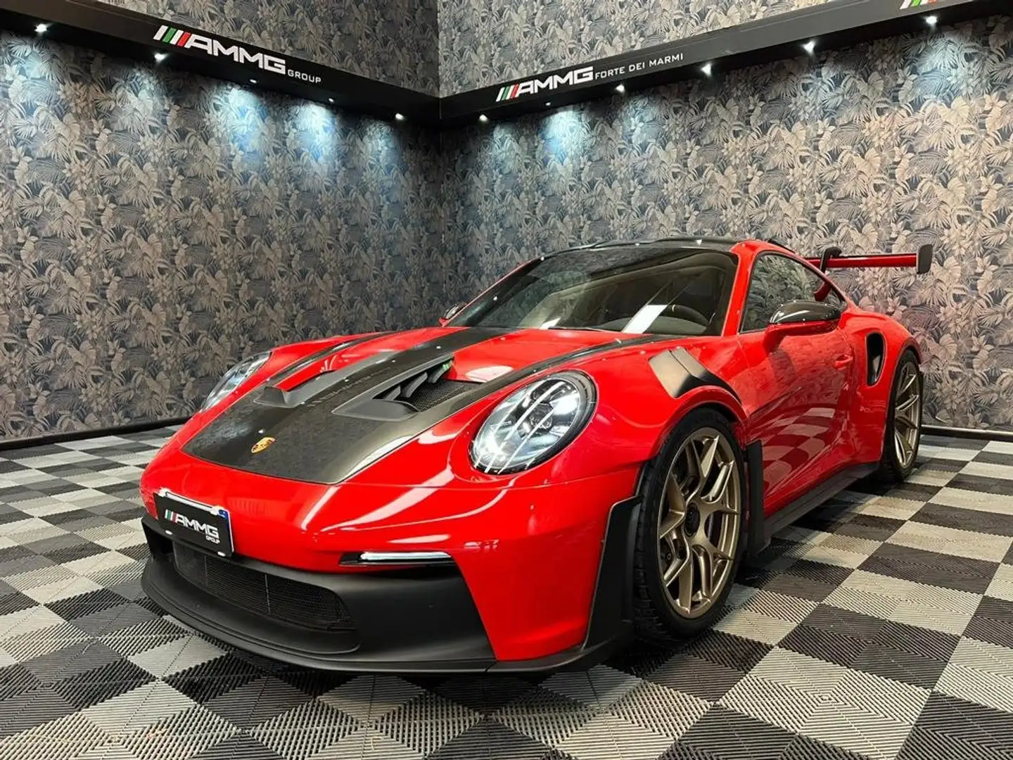 Porsche 992 911 Coupe 4.0 GT3 RS PACCHETTO WEISSACH (992) Rouge - 1