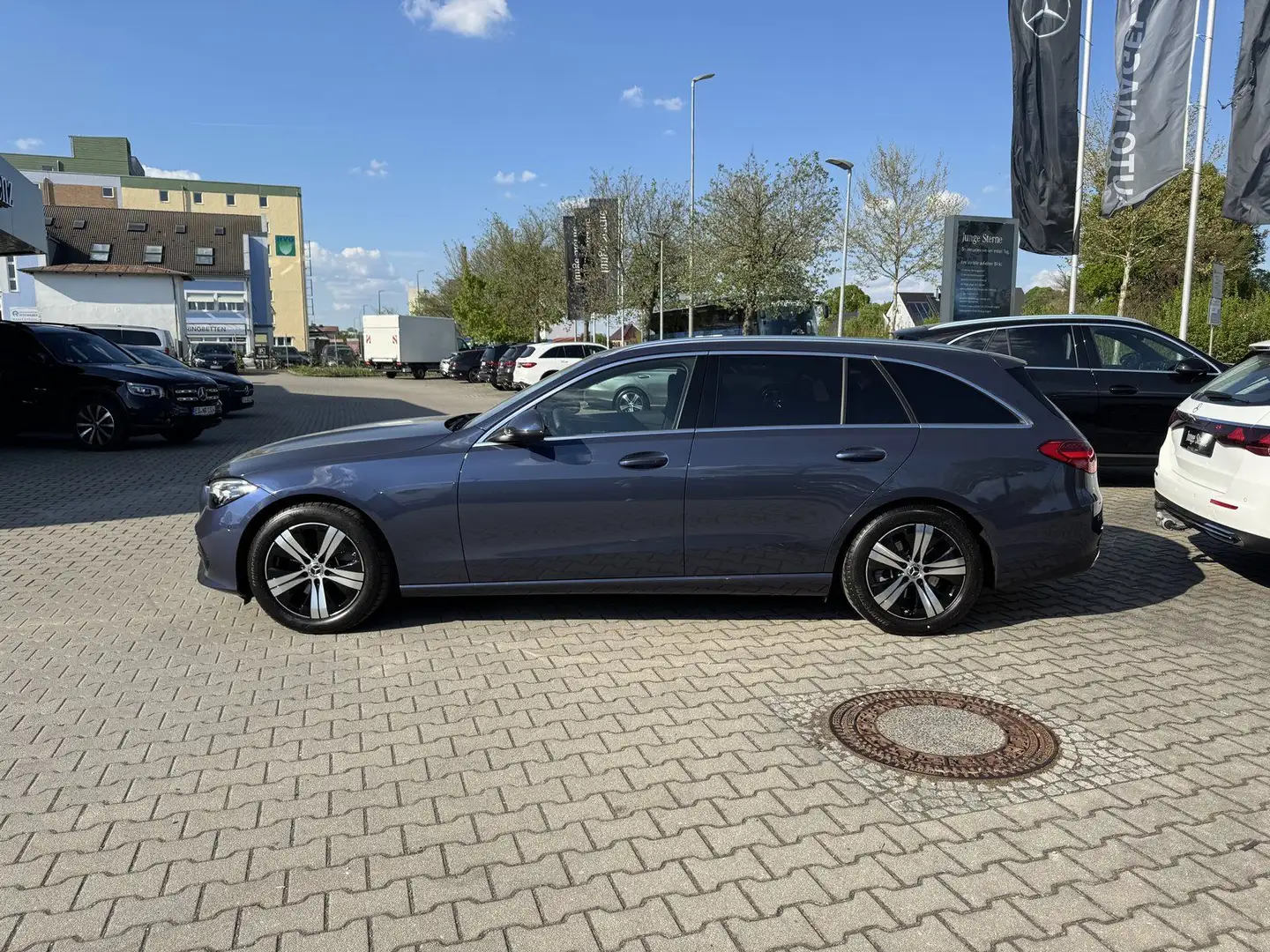 Mercedes-Benz C 200 T Avantgarde Advanced Standheizung uvm. Bleu - 2