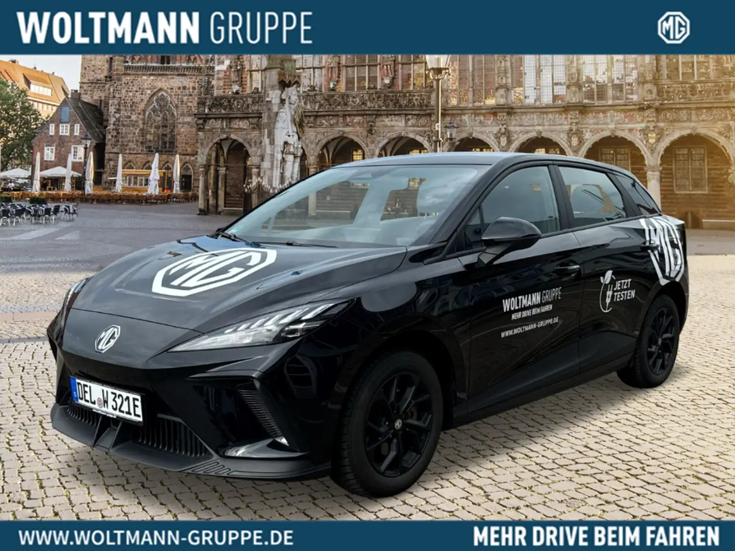 MG MG4 Standard Elektromotor 125 kW LED ACC Apple CarPlay Schwarz - 1