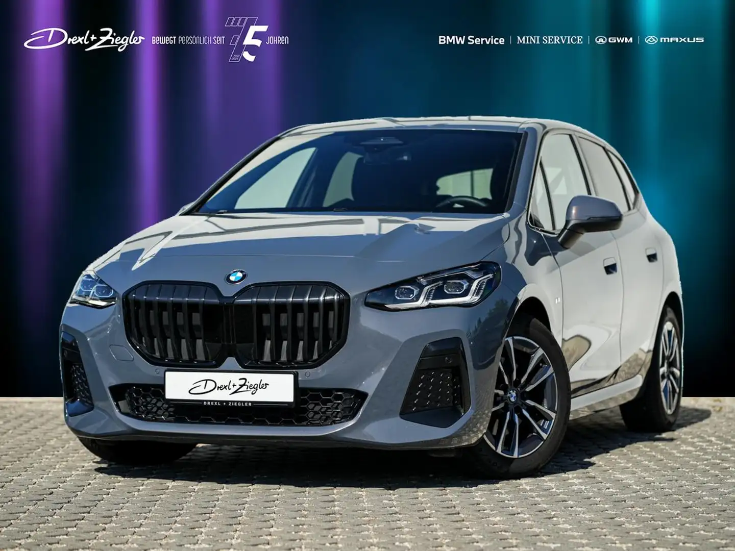 BMW 218 218i Active Tourer M-Sport AHK adLED KoZg eSitz RF Gris - 1
