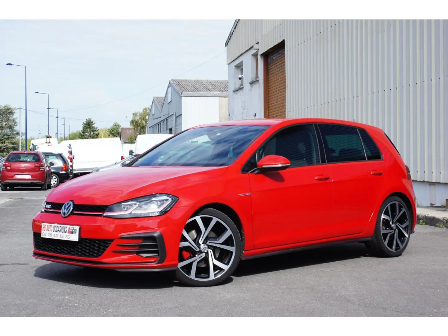 Volkswagen Golf GOLF VII GTI PHASE 2 2.0 TSI 230cv DSG6 + OPTIONS JA19 LED CARPLAY ACC Rojo - 2