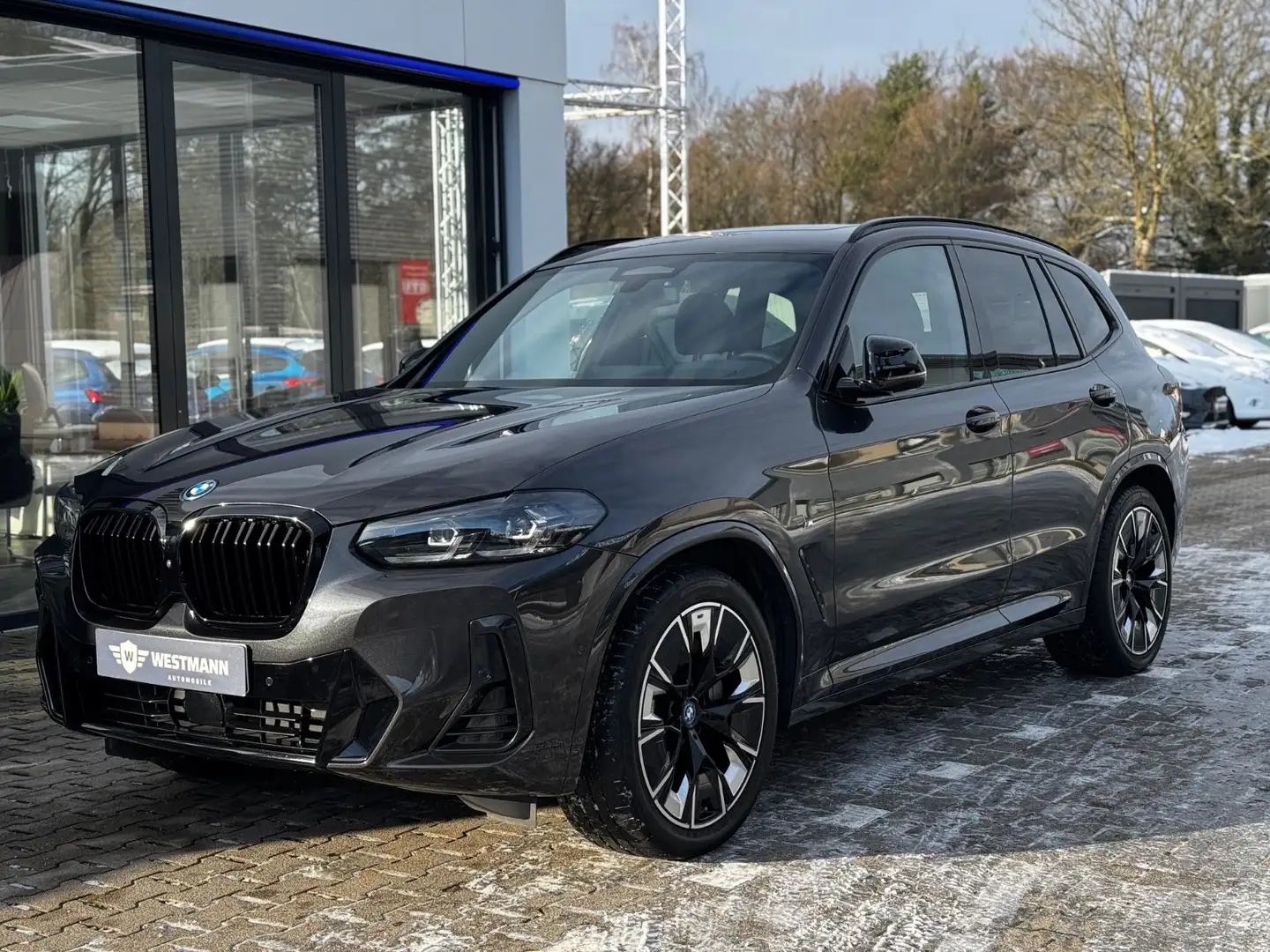 BMW iX3 Impressive/M-SPORT/KAMERA/HEAD-UP/1.HAND Gris - 1
