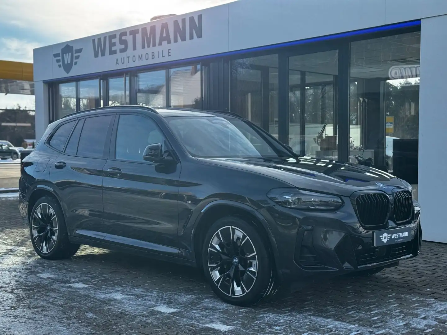 BMW iX3 Impressive/M-SPORT/KAMERA/HEAD-UP/1.HAND Gris - 2