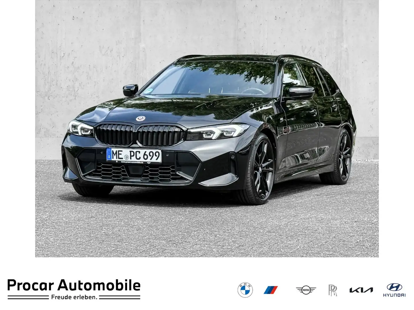 BMW 320 d Touring MSport+AHK+Pano+19Zoll+DA+LCProf Schwarz - 1