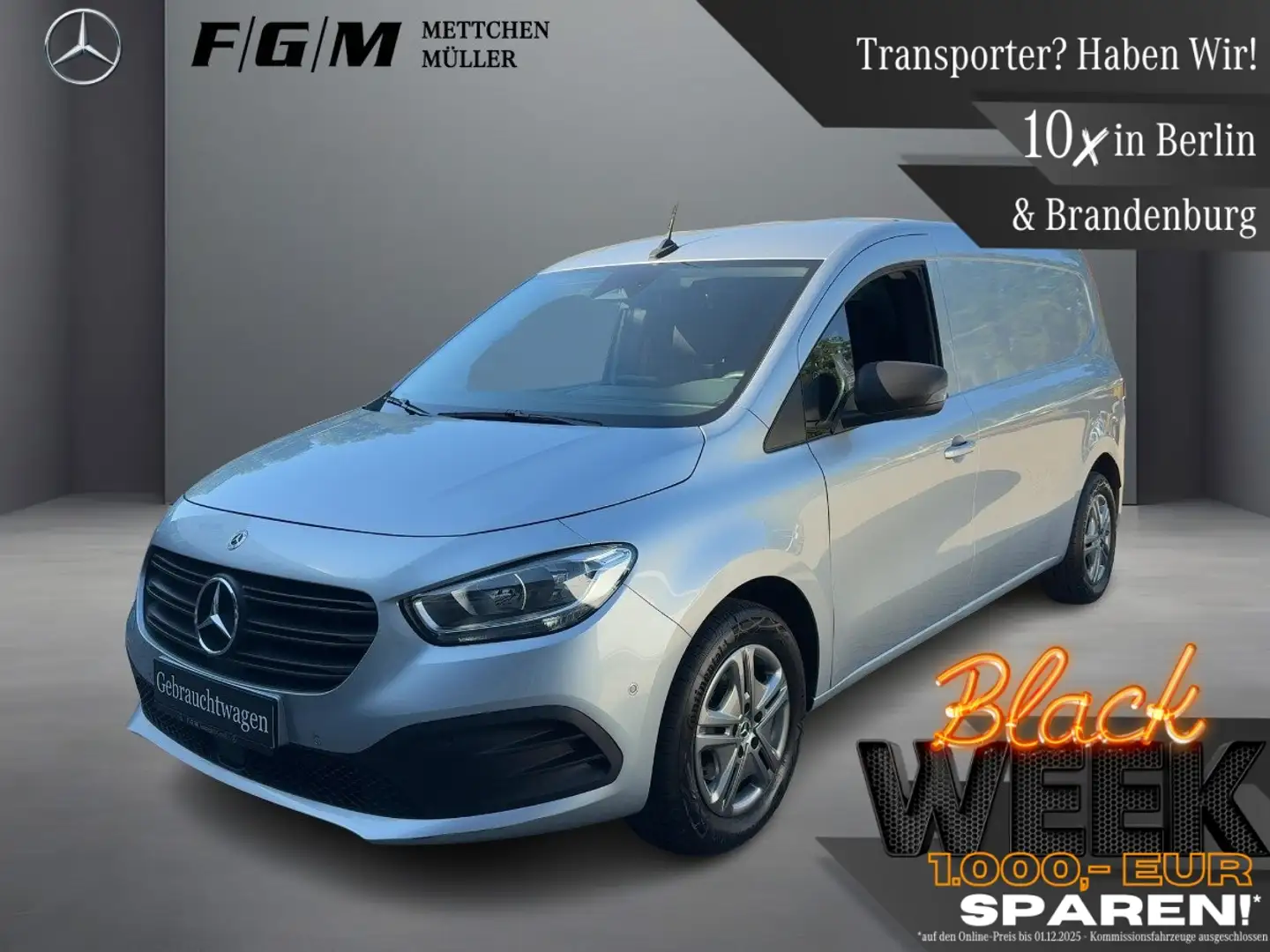 Mercedes-Benz Citan Kasten lang 112 CDI PRO Keyless/R-Kam/Navi Silber - 1