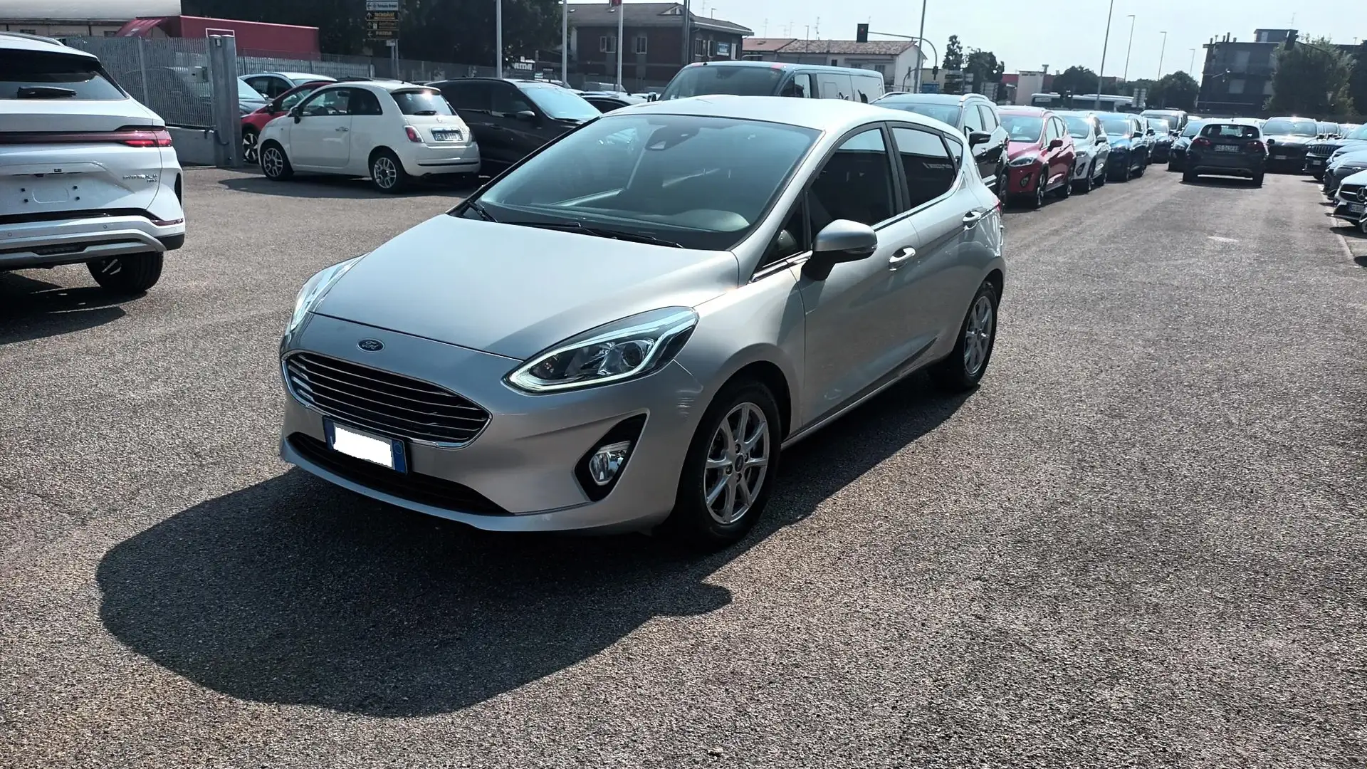 Ford Fiesta 5 Porte 1.0 EcoBoost Hybrid Titanium Argent - 2