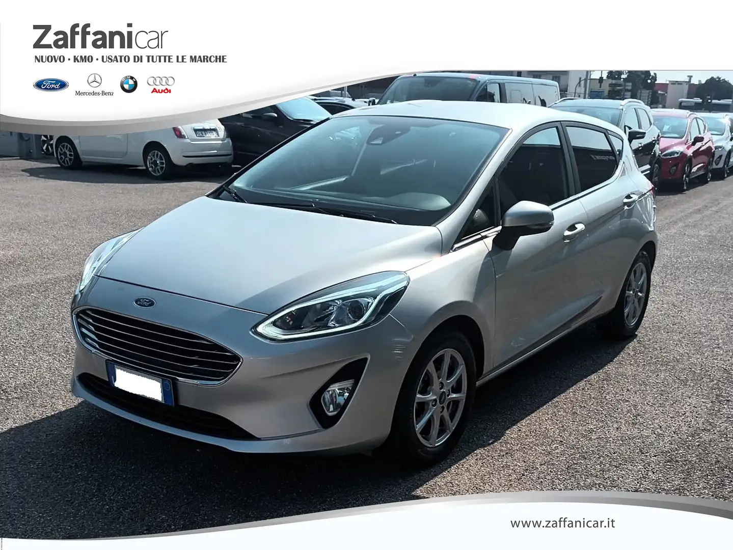 Ford Fiesta 5 Porte 1.0 EcoBoost Hybrid Titanium Argent - 1