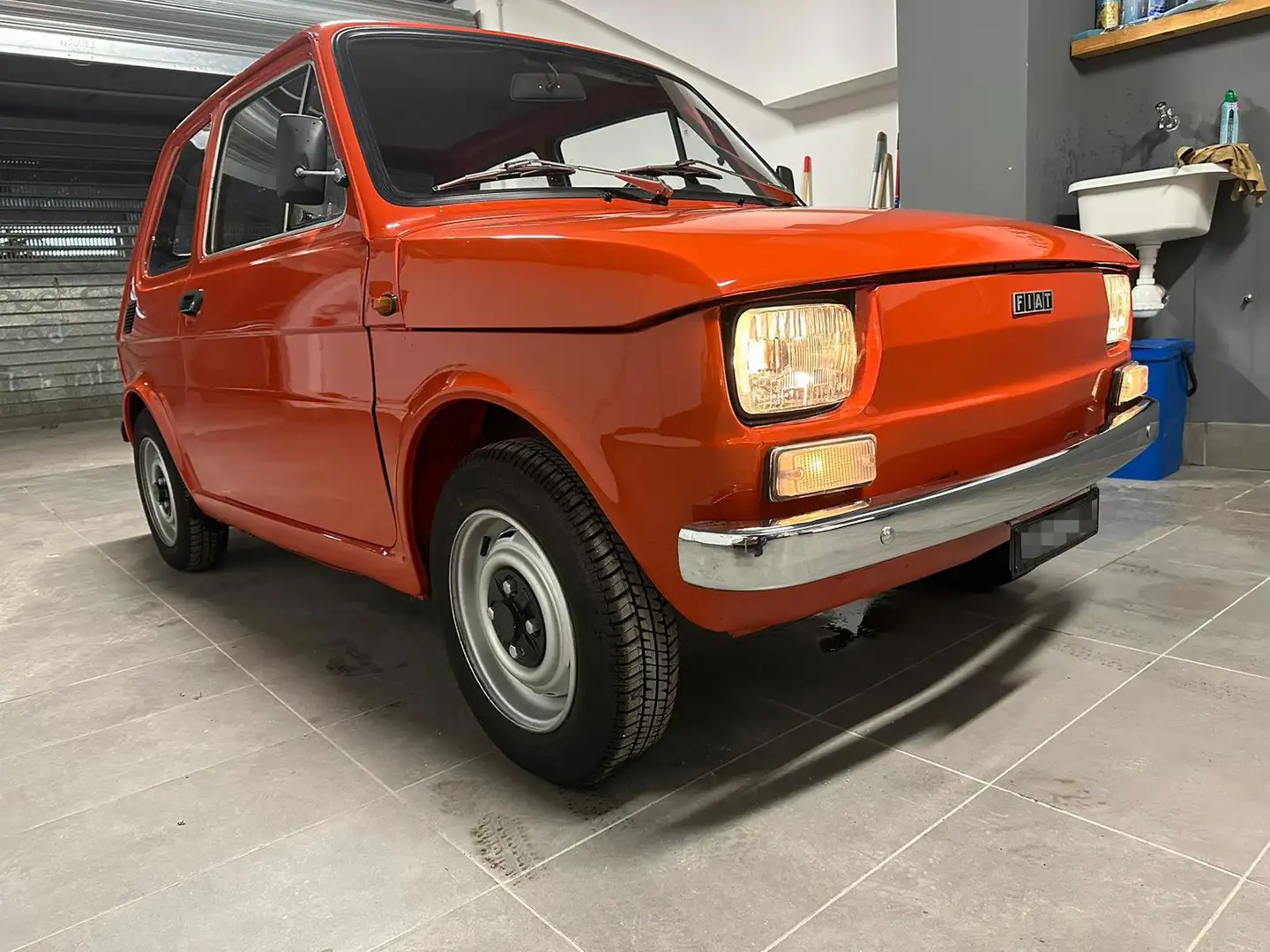 Fiat 126 126 prima serie 1972 Naranja - 1