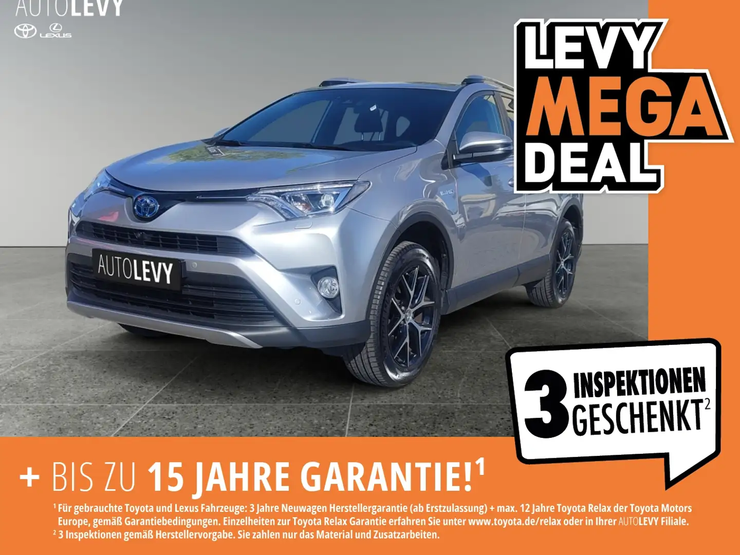 Toyota RAV 4 RAV4 2.5 Hybrid Style Selection JBL*360 Grad*LED Argent - 1