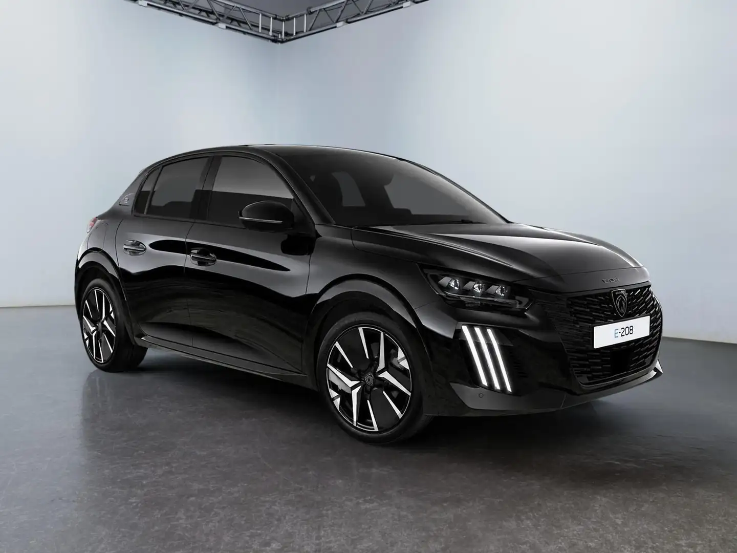 Peugeot e-208 54kWh 156PS/115kW GT Pack 2026, 421km WLTP | +1... Schwarz - 1