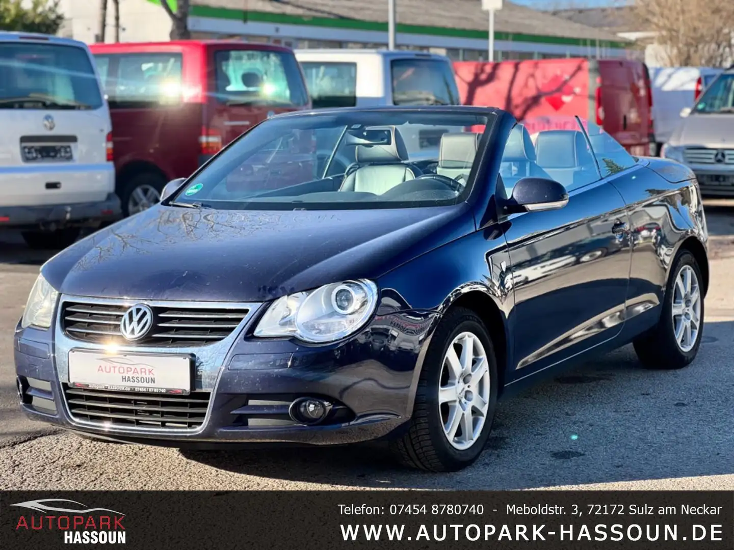 Volkswagen Eos 2.0 TDI Individual PDC SHZ Klima Blau - 2