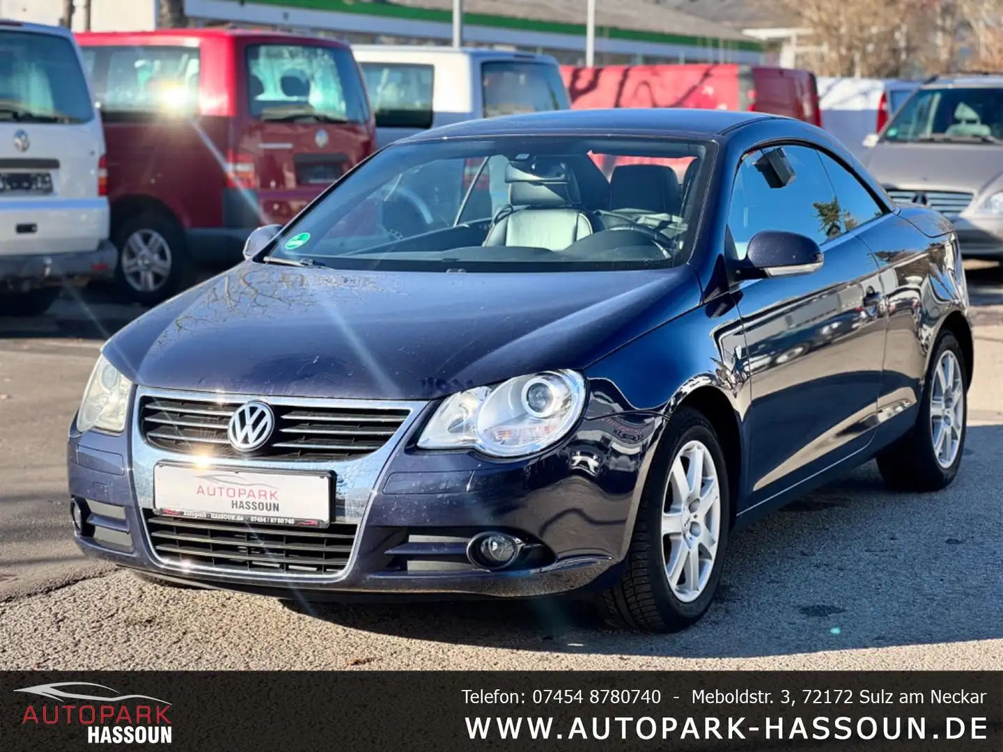 Volkswagen Eos 2.0 TDI Individual PDC SHZ Klima Blau - 1