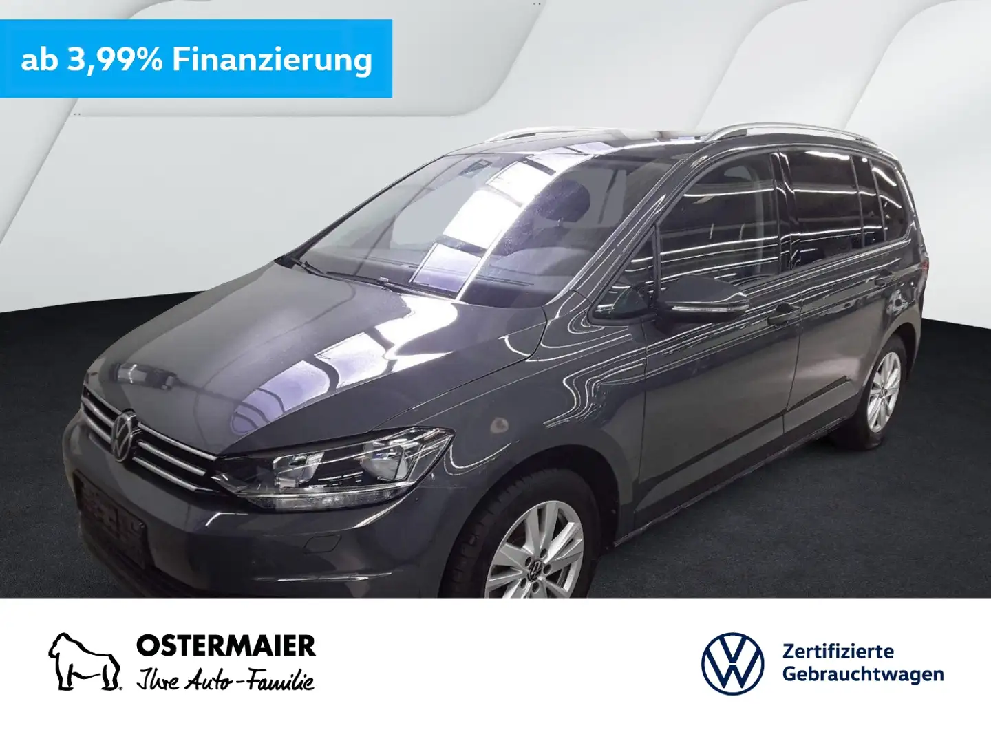 Volkswagen Touran COMFORTLINE 1.5TSI 150PS DSG 7-SITZ.KAMERA.AHK.ACC Grau - 1