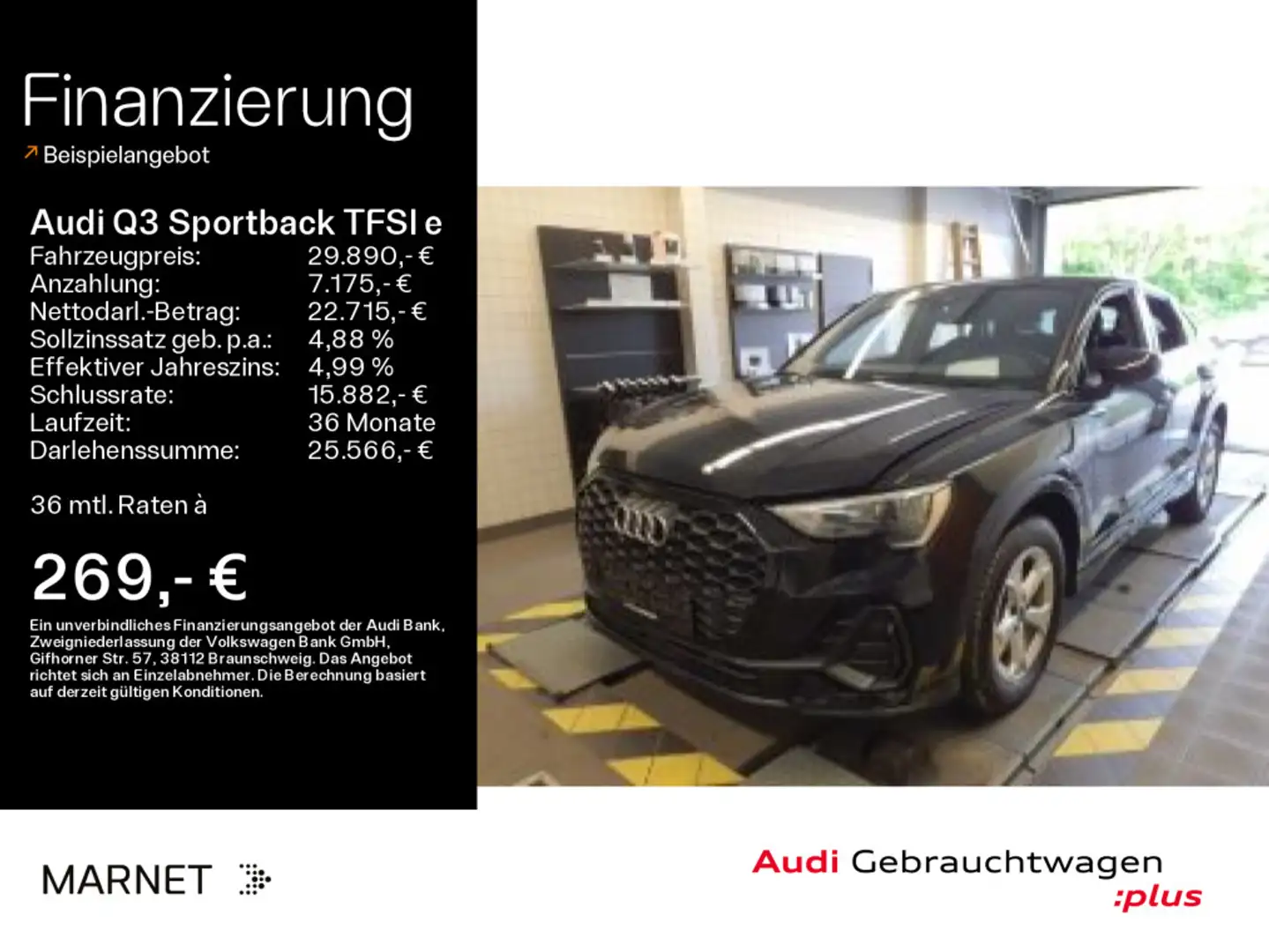 Audi Q3 45*Navi*Alu*PDC*Virtual Cock Zwart - 1
