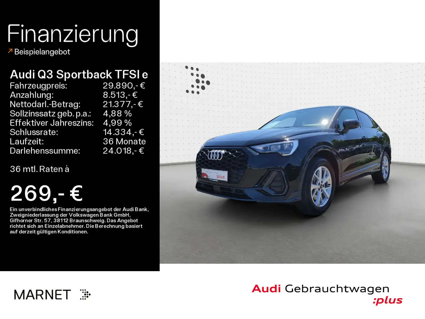 Audi Q3 45*Navi*Alu*PDC*Virtual Cock Noir - 1