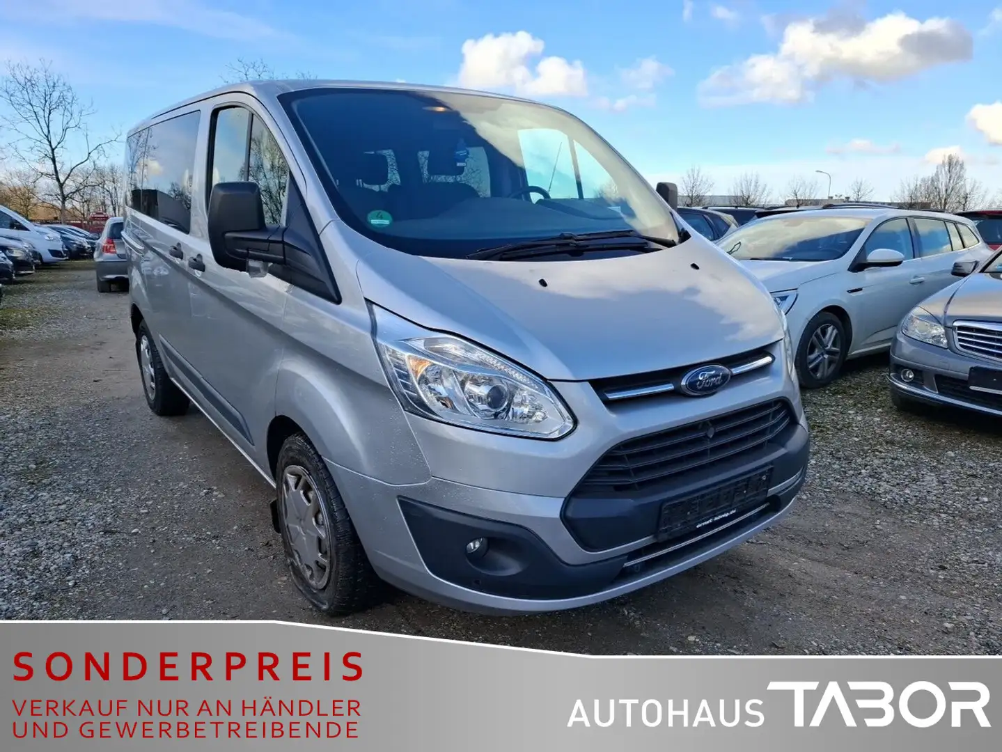 Ford Transit Custom Custom 2.0 TDCi L1 Aut. 9S AHK PDC Klima Silber - 2