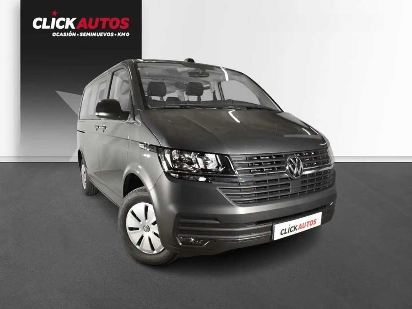 Volkswagen T5 Caravelle 2.0 TDI 110CV Origin 9 Plazas Grijs - 2