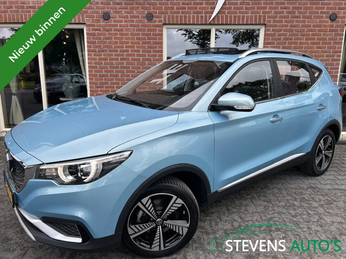 MG ZS MG EV Luxury 45 kWh PANODAK / LEER / STOELVERW. / Blauw - 1