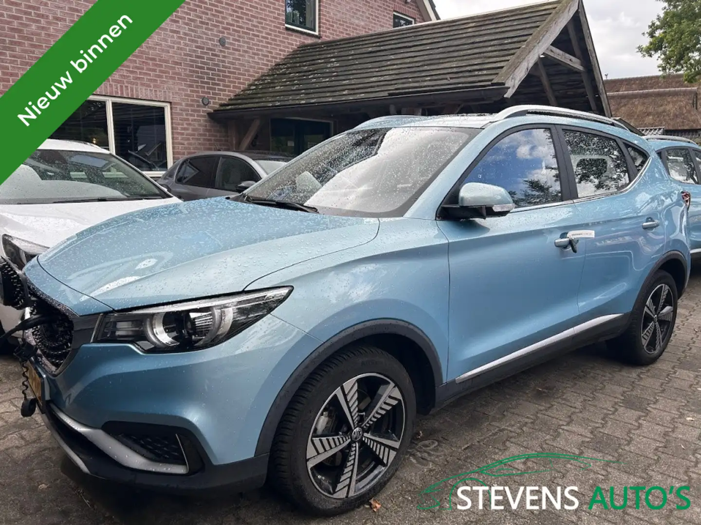 MG ZS MG EV Luxury 45 kWh PANODAK / LEER / STOELVERW. / Azul - 1