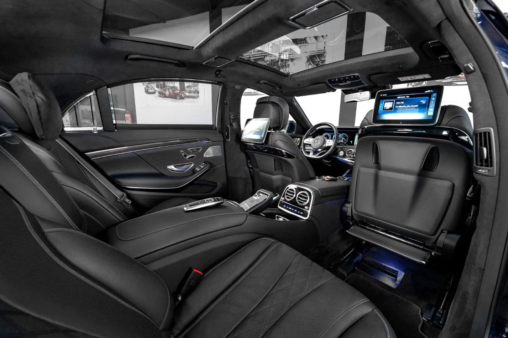 Mercedes-Benz S 560 4M LANG #AMG #FIRST-CLASS #FOND-TV #NP183€ Blau - 2