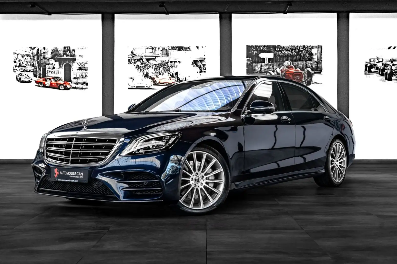 Mercedes-Benz S 560 4M LANG #AMG #FIRST-CLASS #FOND-TV #NP183€ Blau - 1