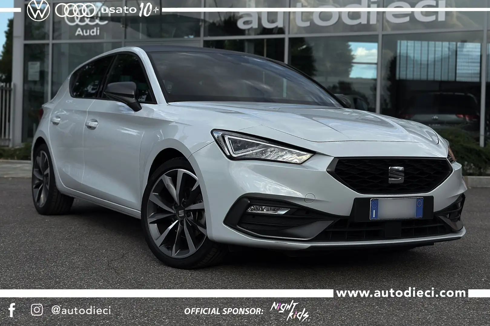 SEAT Leon IV 2020 1.5 tsi FR 130cv Bianco - 1
