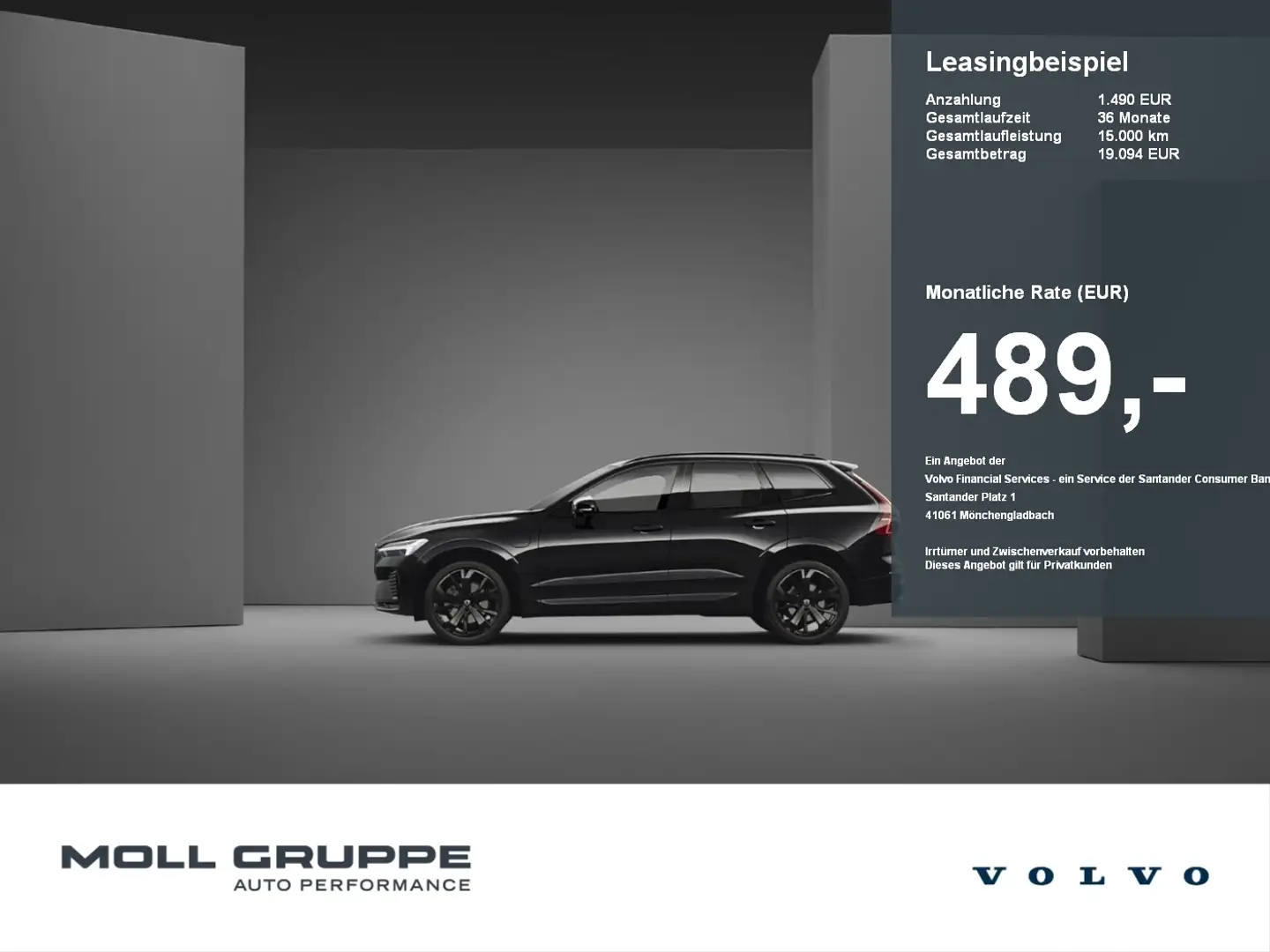 Volvo XC60 B5 B AWD Black Edition Schwarz - 1
