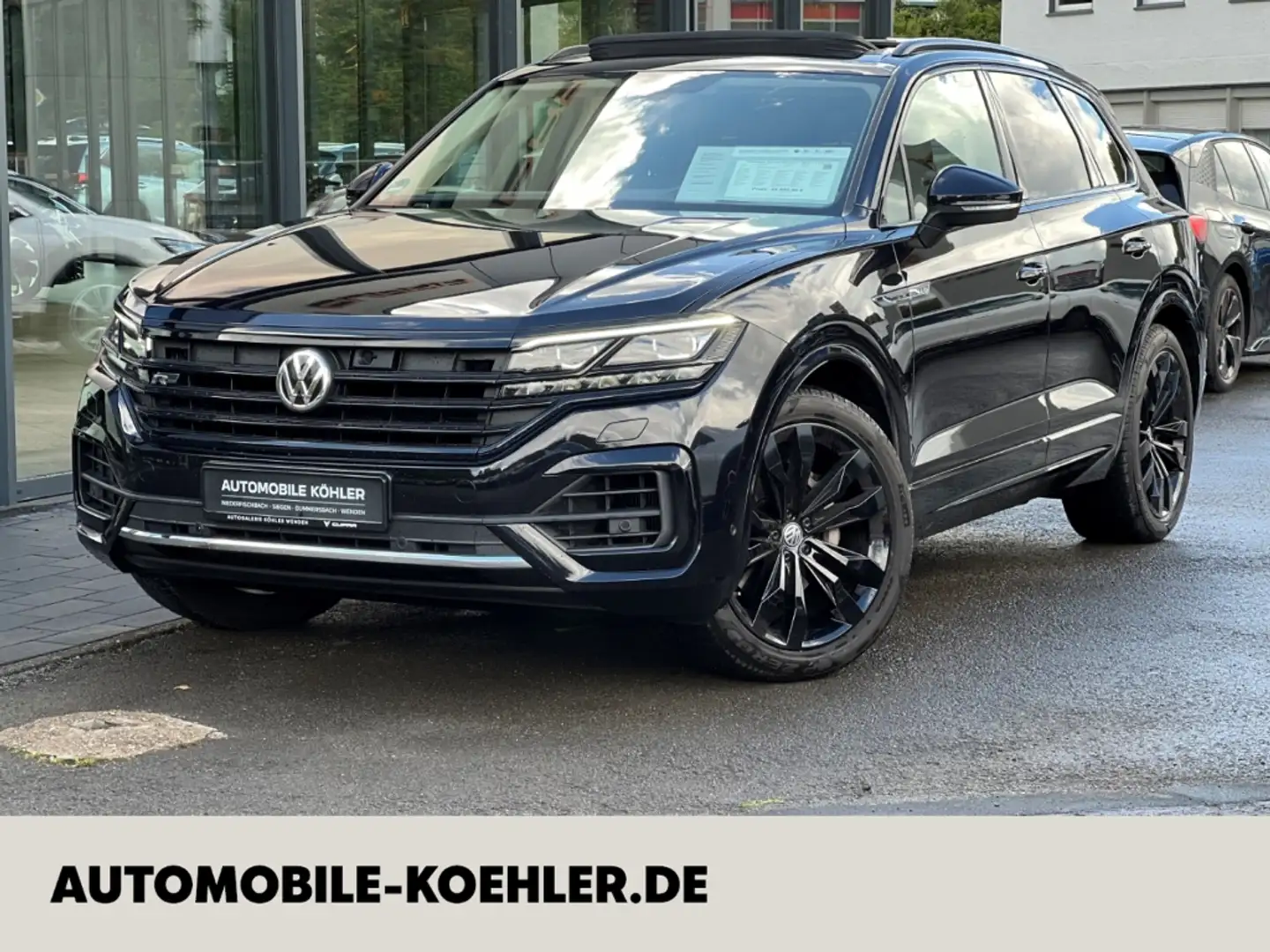Volkswagen Touareg Atmosphere 4Motion 3.0 V6 TDI Pano, AHK Noir - 1