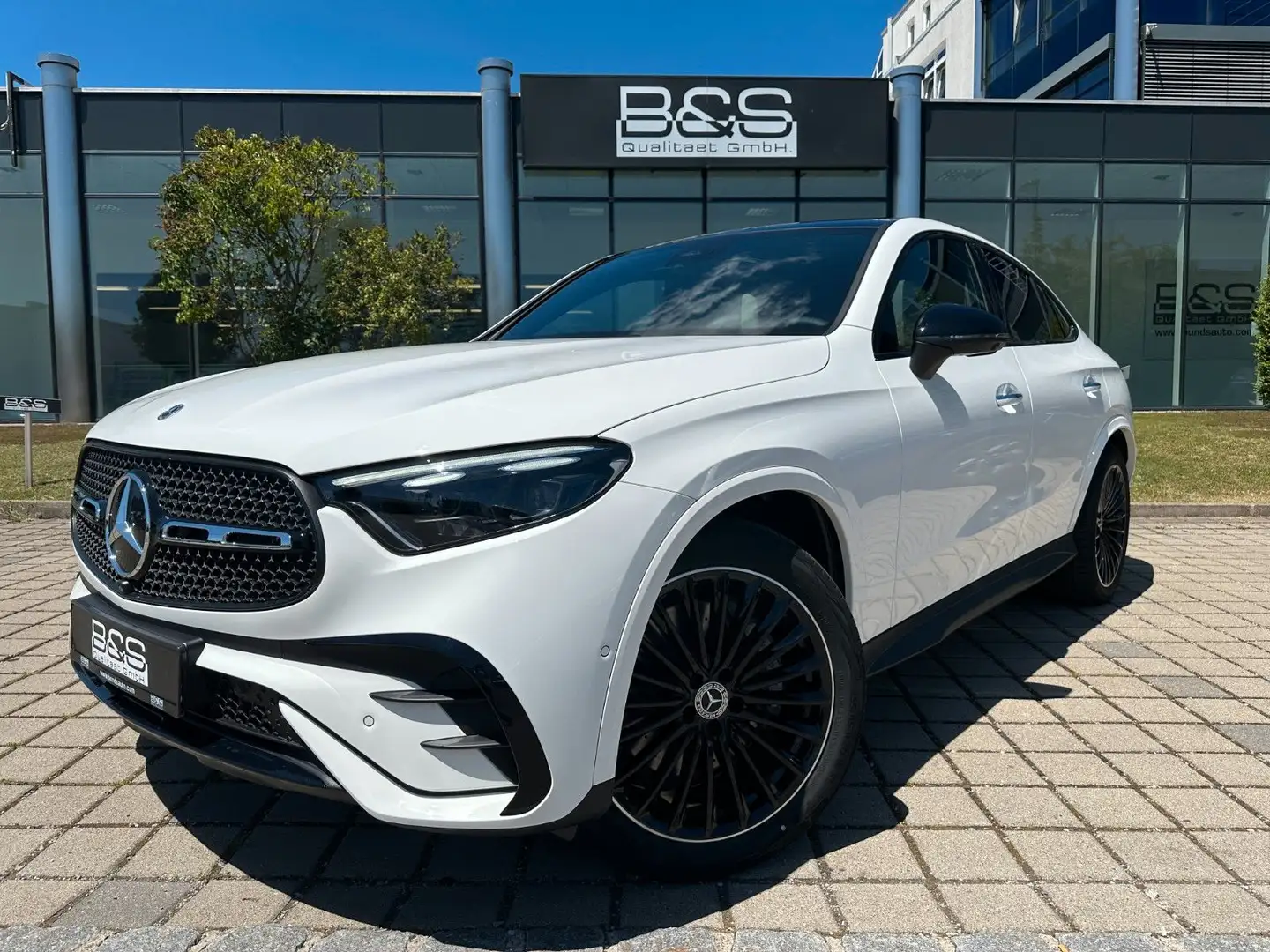 Mercedes-Benz GLC 450 D Coupe 4Matic AMG DISTR,PANO,BURM,Usw Blanc - 1