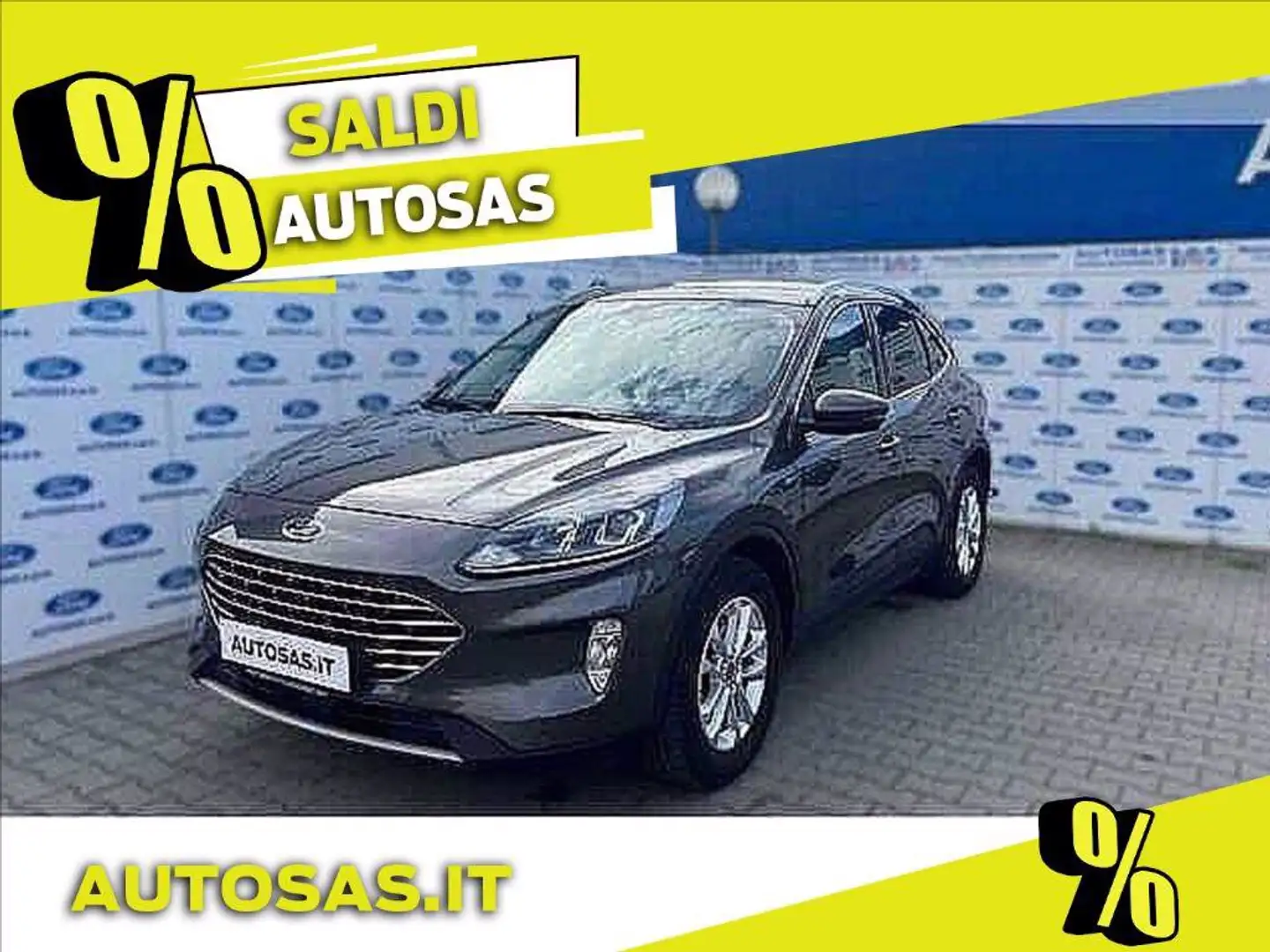 Ford Kuga 1.5 EcoBlue 120 CV aut. 2WD Titanium Grigio - 1