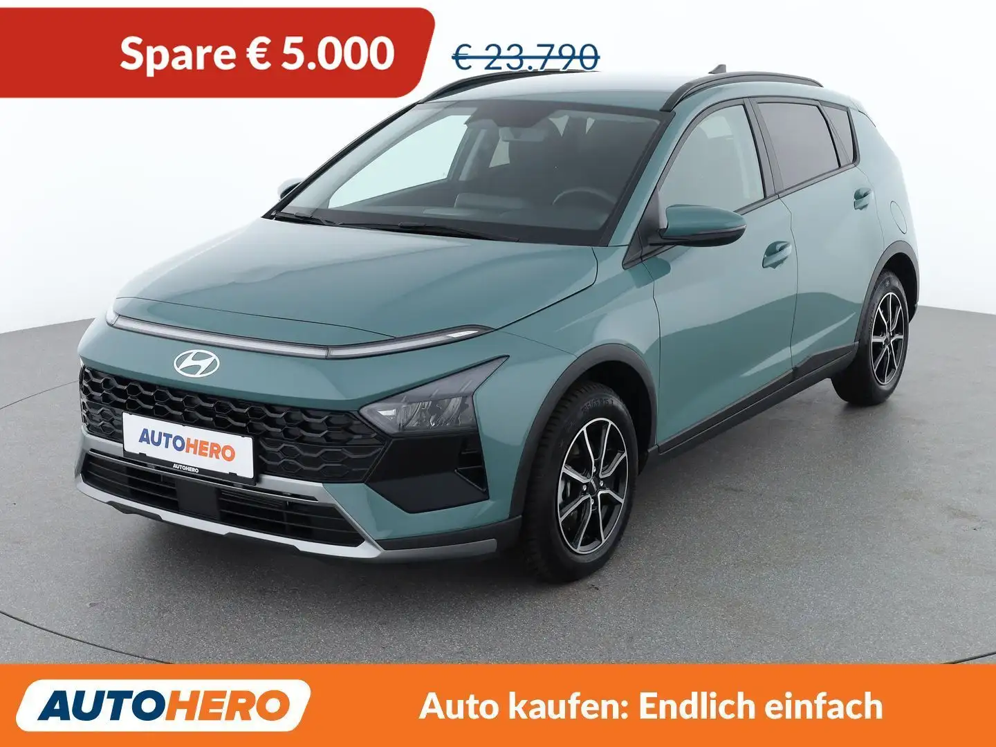 Hyundai BAYON 1.0 T-GDI GO!+ Grün - 1