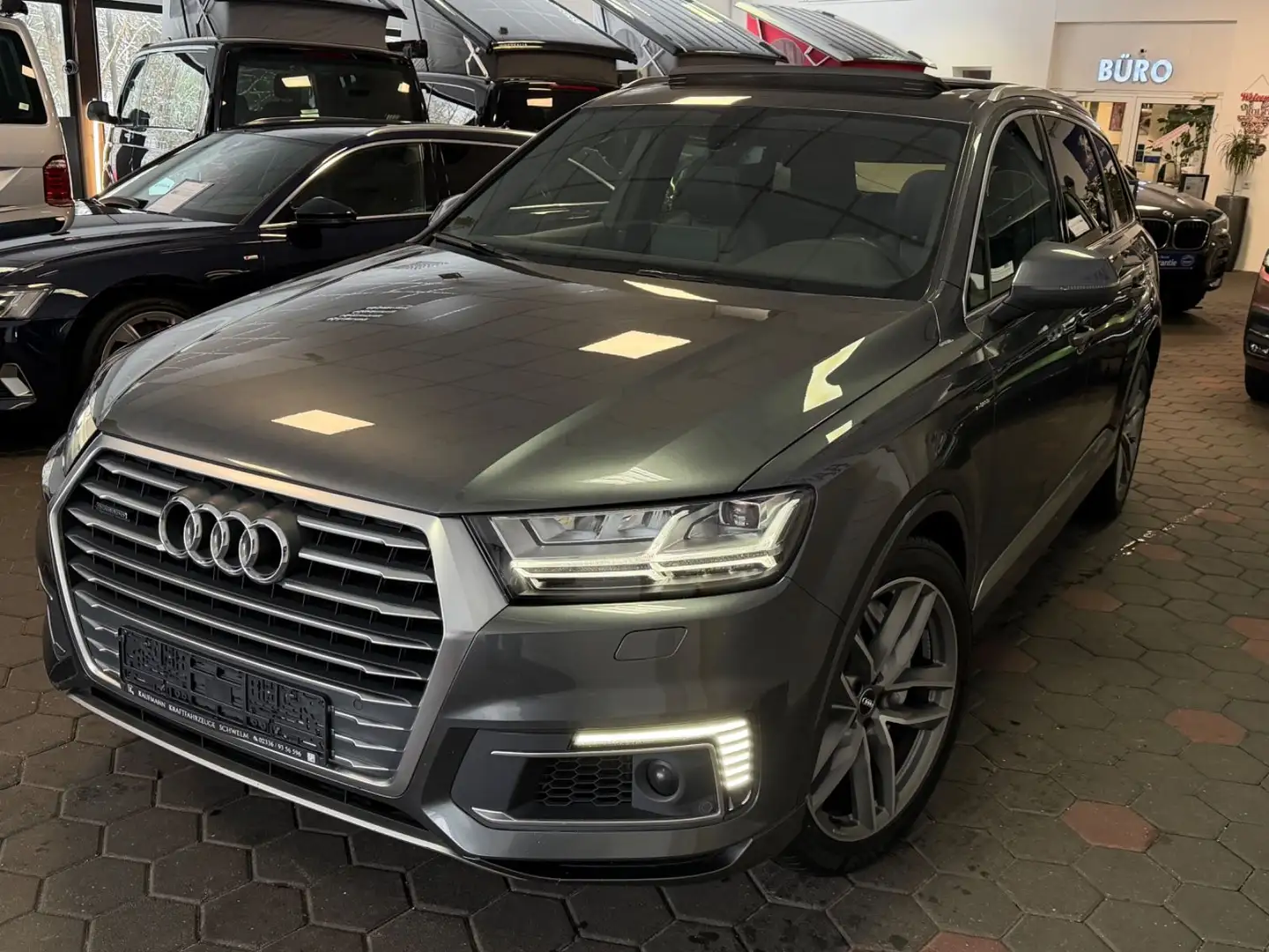 Audi Q7 3.0 TDI e-tron quattro*S-LINE*ACC*PANO*LUFT* Gris - 1