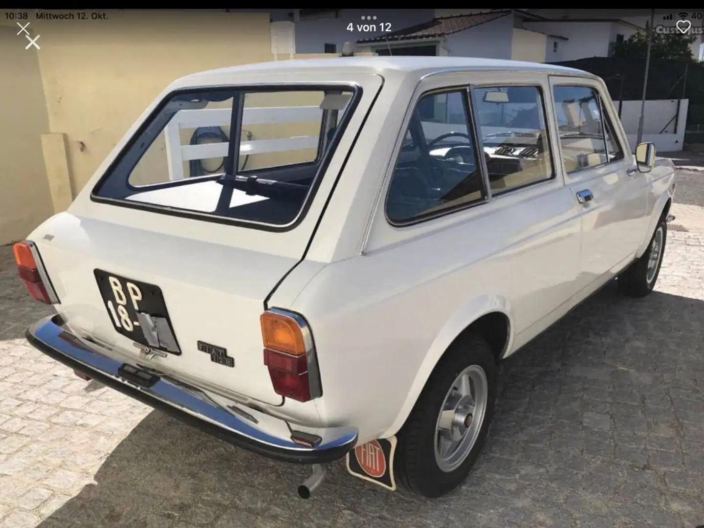 Fiat 128 Familiare Blanc - 2