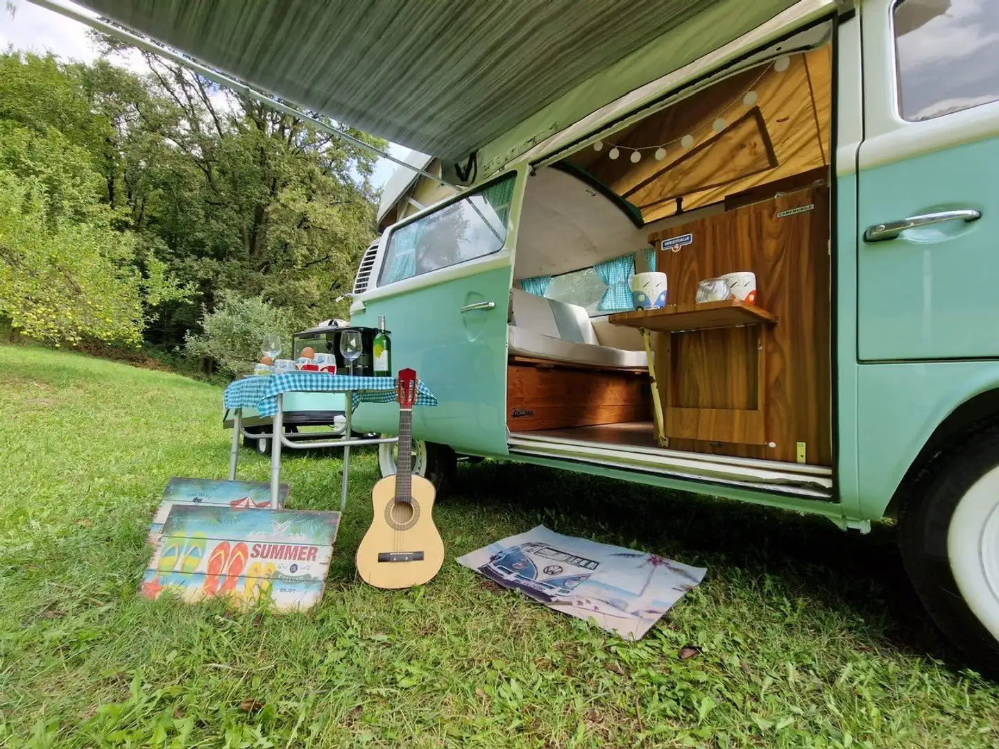 Volkswagen T2 Camper Verde - 2