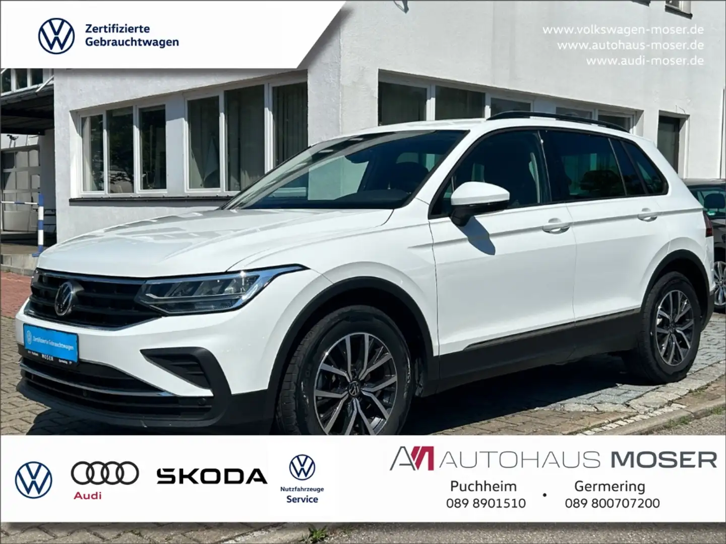Volkswagen Tiguan Life 1.5 TSI - Pano*LED*App*ACC*PDC*1.HD!!! Blanco - 1