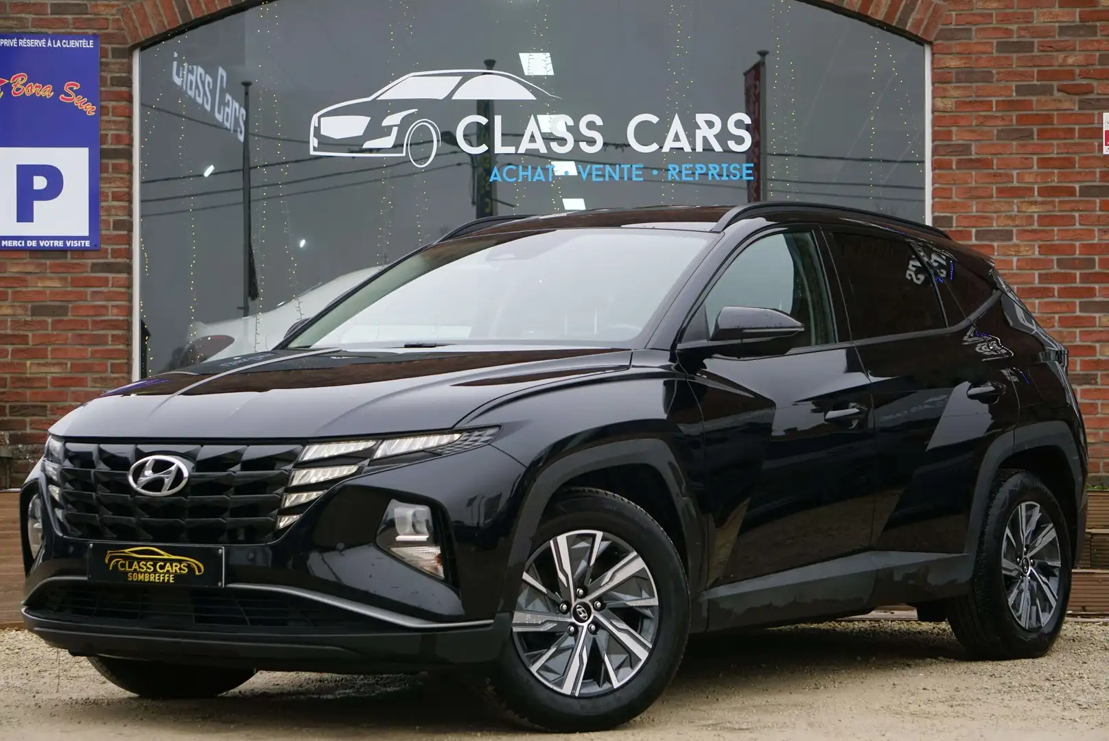Hyundai TUCSON 1.6 T-GDi Techno COCKPIT NAVI CAM CARPLAY 1er main Noir - 1