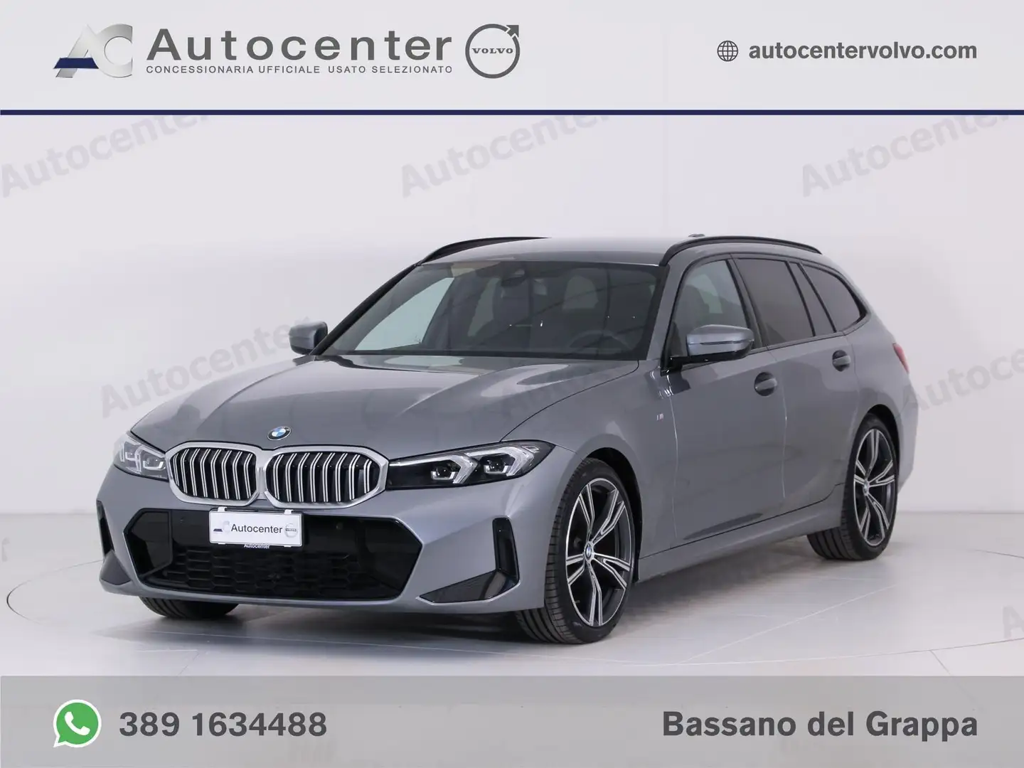 BMW 320 320d Touring mhev 48V MSport auto Grigio - 1