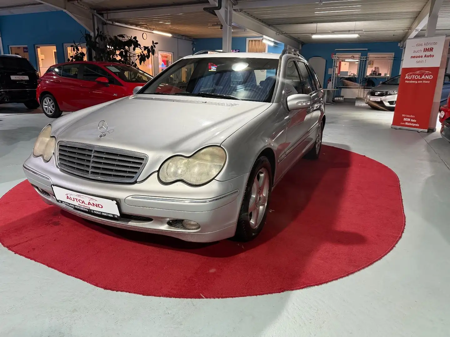 Mercedes-Benz C 200 T Kompressor Elegance Automatik TEMP AHK Silber - 1