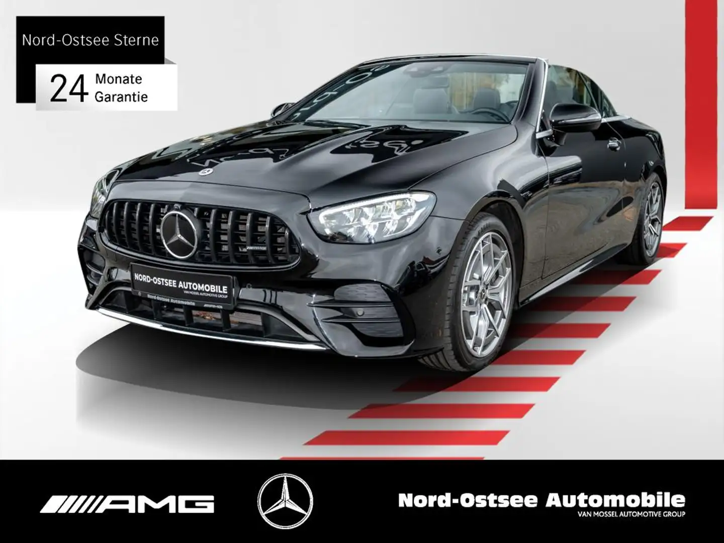 Mercedes-Benz E 400 d 4M AMG PARKPAKET BURMESTER SITZHZ NAVI Schwarz - 1