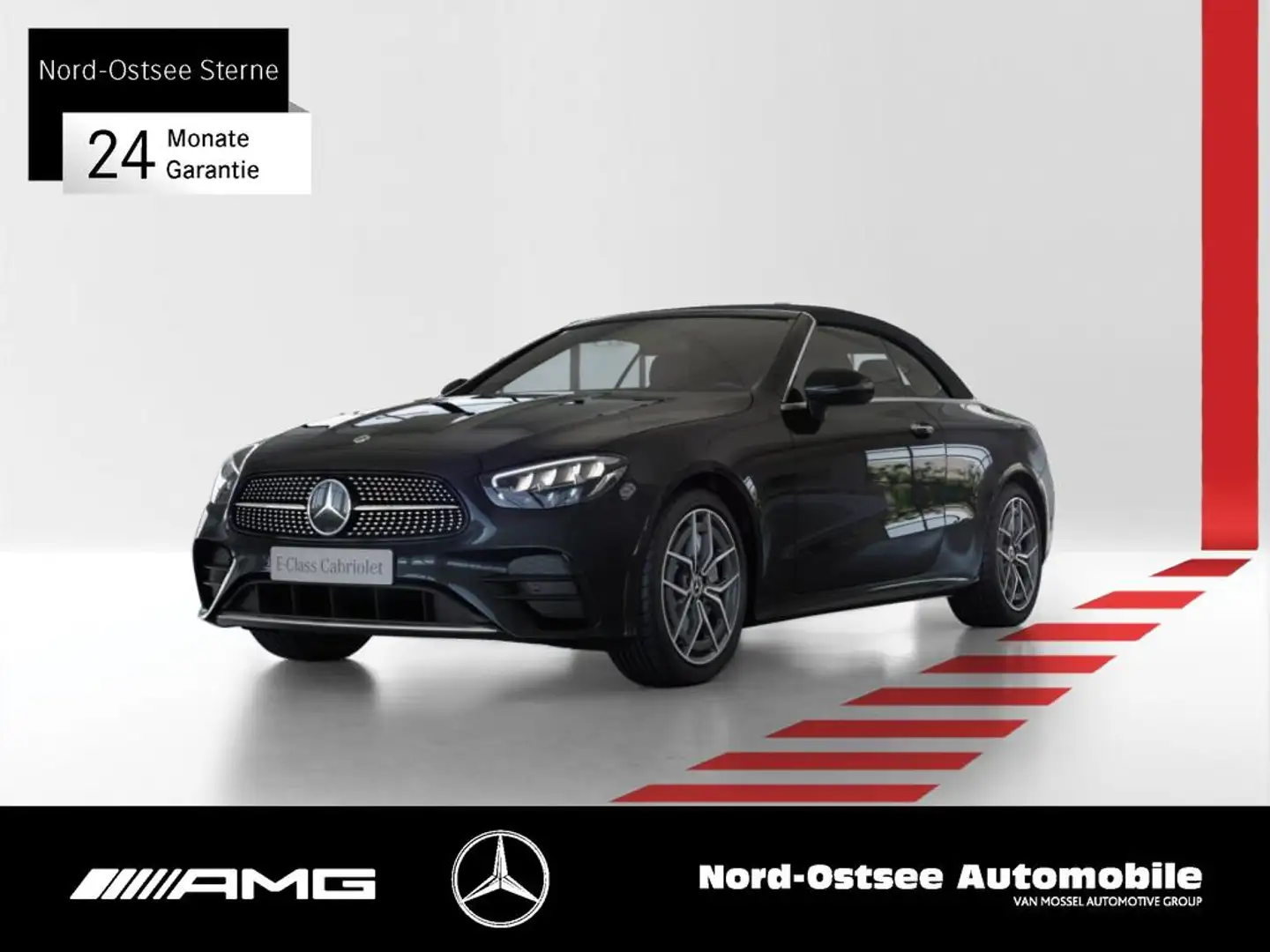 Mercedes-Benz E 400 d 4M AMG PARKPAKET BURMESTER SITZHZ NAVI Noir - 1