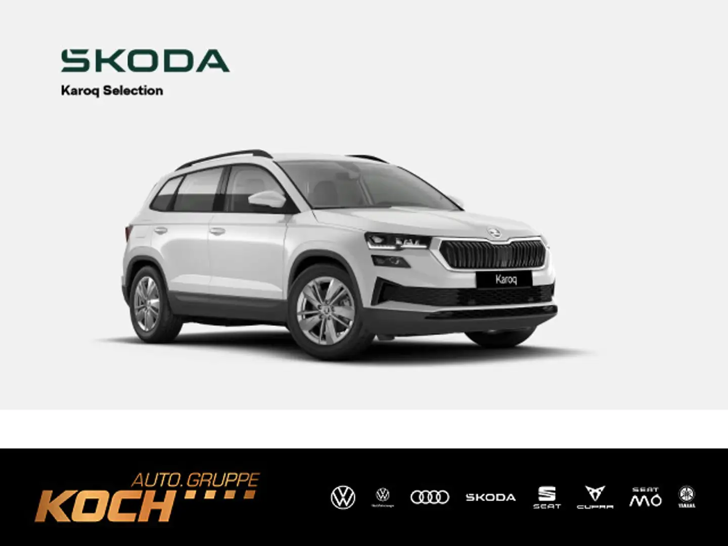 Skoda Karoq DRIVE*1.5TSI*DSG*NAVI*MATRIX-LED*AHK*ACC* Blanco - 1