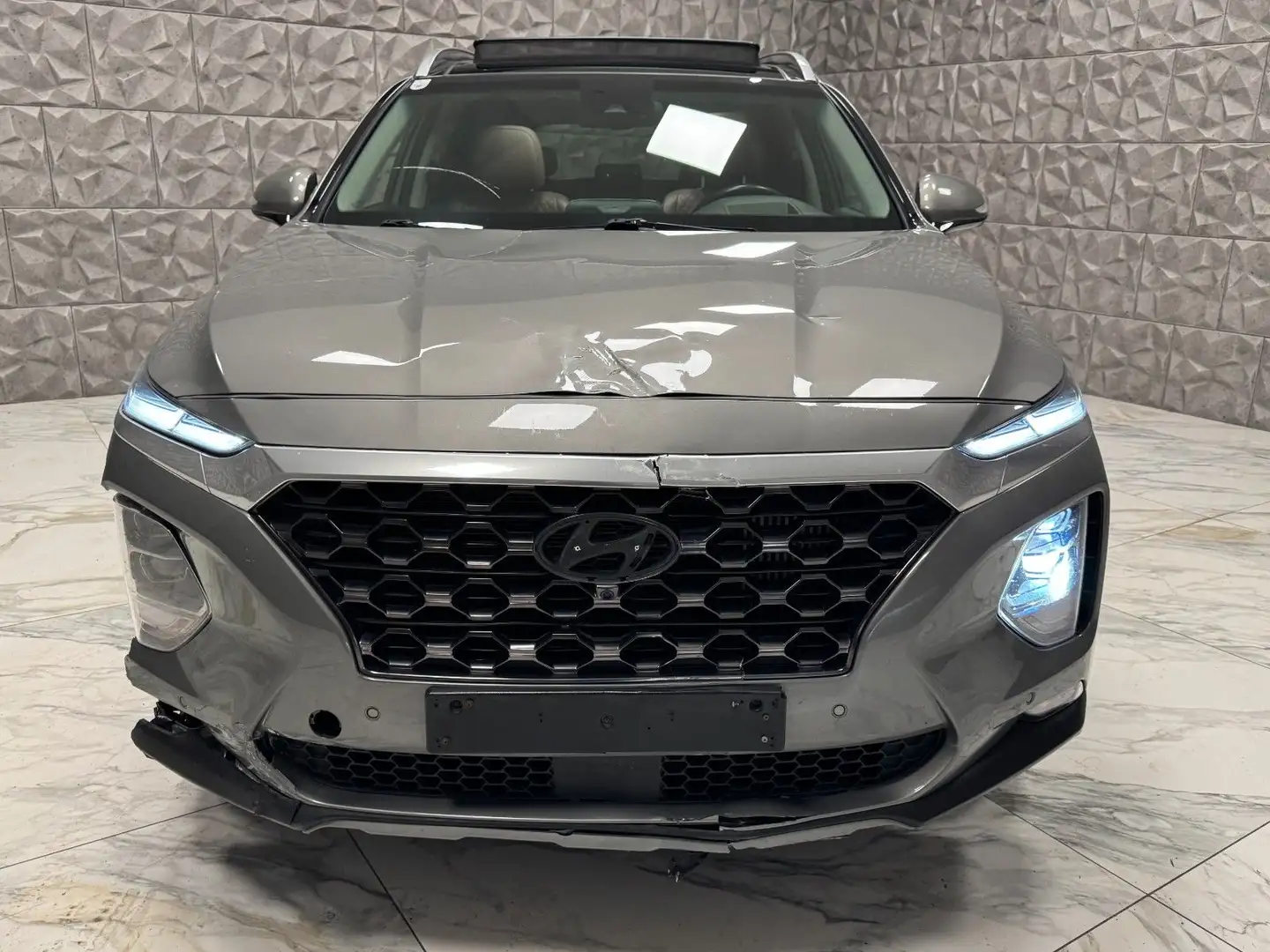 Hyundai SANTA FE Premium 4WD  ** VOLLLLLLLL ** Grau - 2