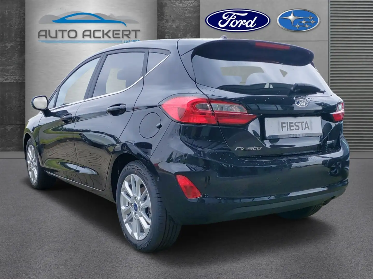Ford Fiesta Titanium 1.0 EcoBoost M-Hybrid EU6d Schwarz - 2