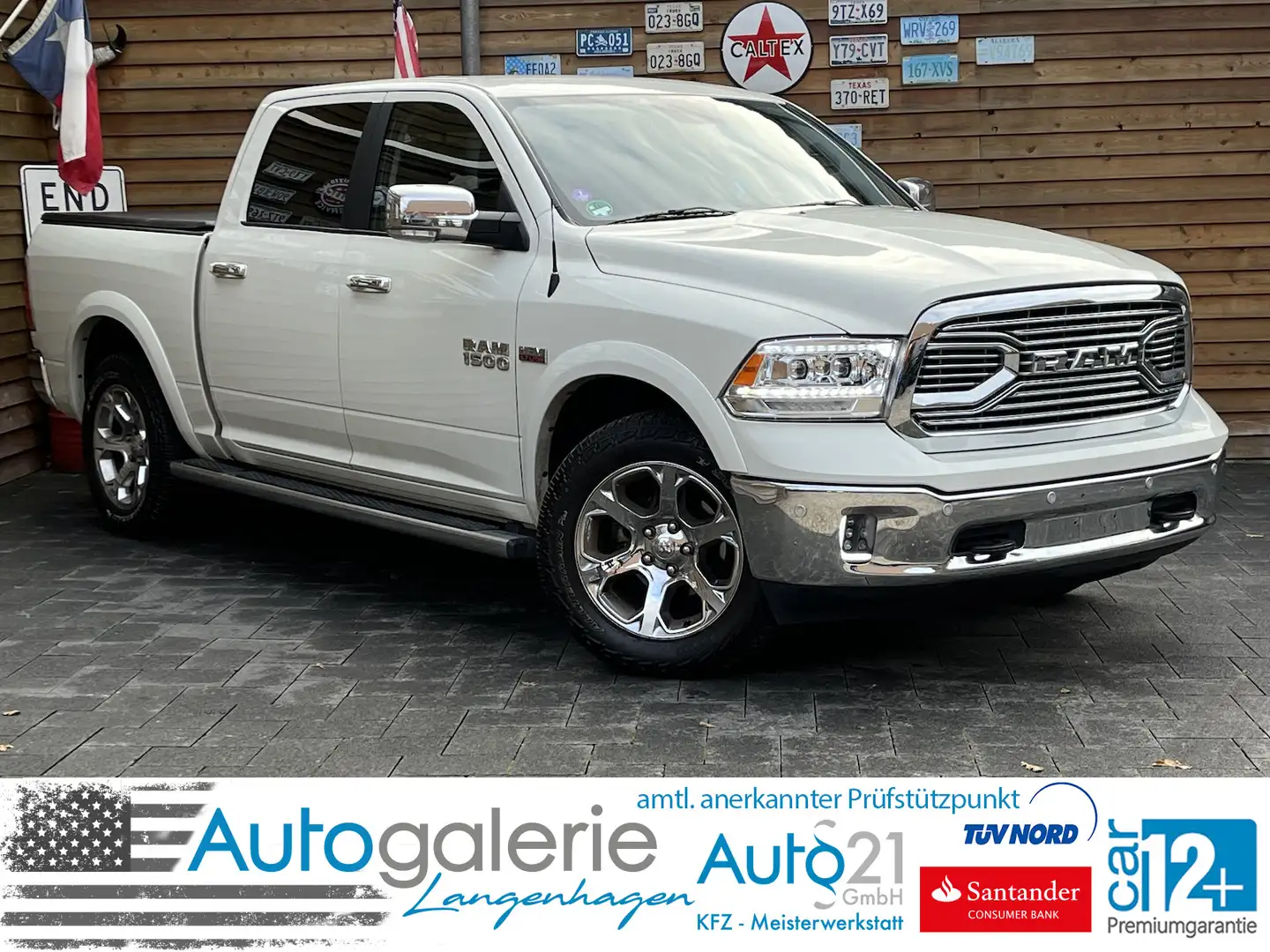 Dodge RAM 1500 Laramie 5,7 4x4 Luftf. AHK Alpine LPG Weiß - 1
